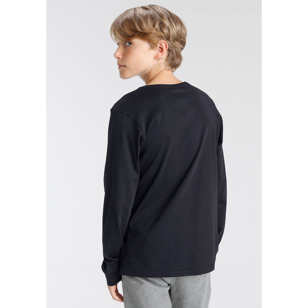 Quiksilver Longsleeve »Jungen Doppelpack mit Logodruck«, (2 tlg., 2er-Pack)