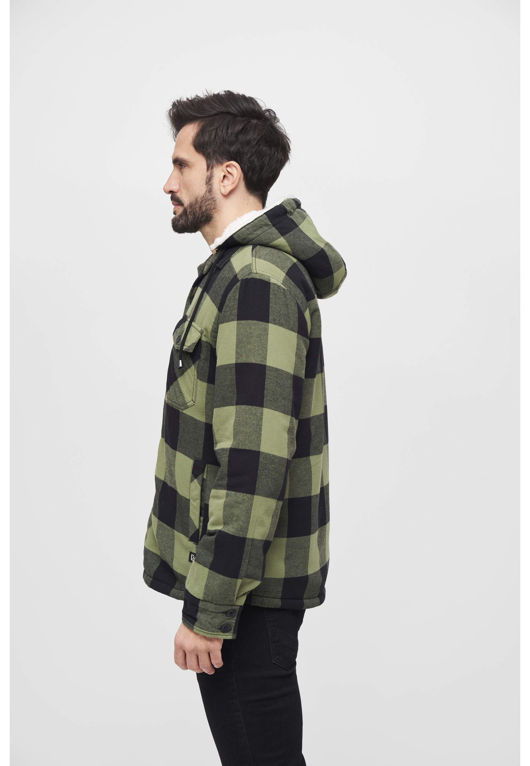 Brandit Lumberjack Jacket Black/Olive 2XL 3