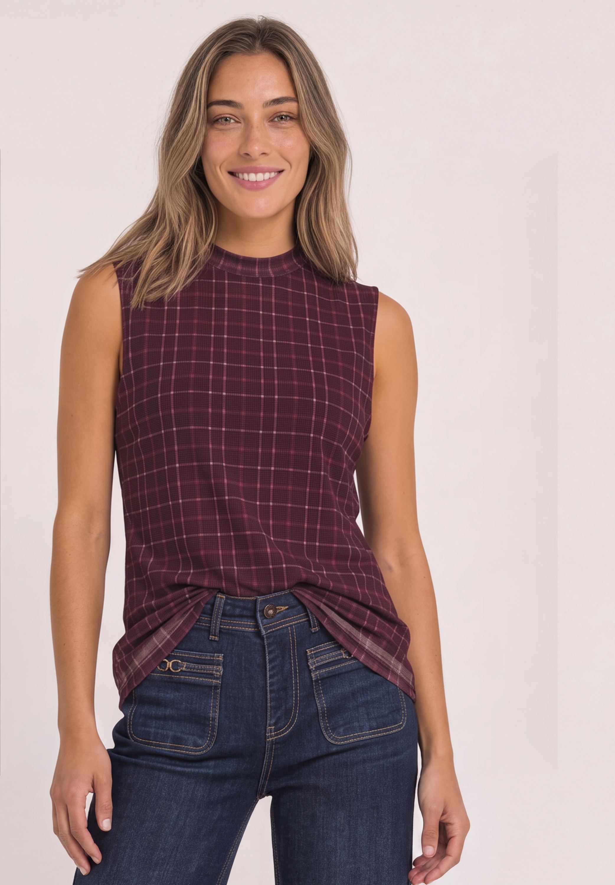 STREET ONE Mesh-Top mit Turtleneck