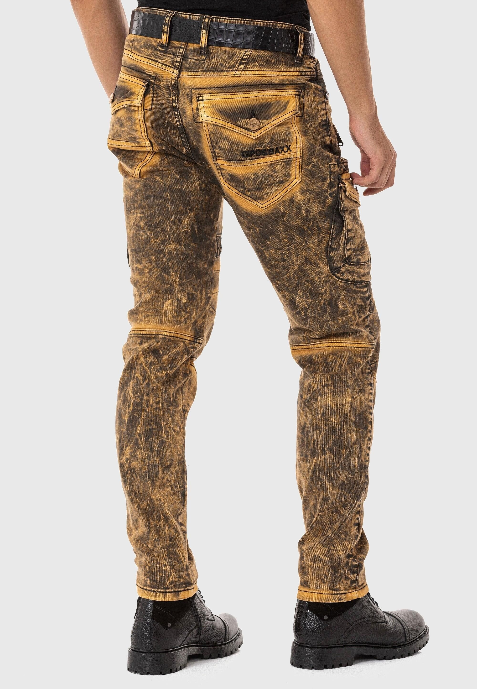 Cipo & Baxx Straight-Jeans »Jeans« im Straight Fit
