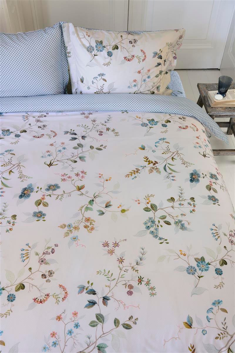 PiP Studio Wendebettwäsche »Kawai Flower«, 100% Baumwolle, mit Reißverschluss, Bettwäsche mit Blumen