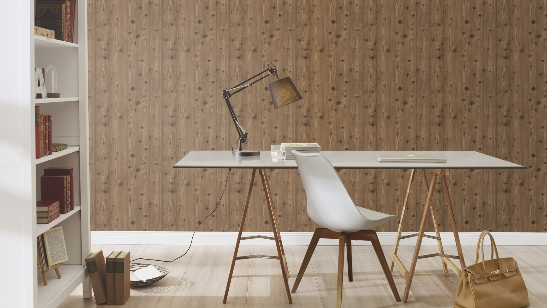 s.Oliver Papiertapete »mit Holzoptik«, Holz, Holz