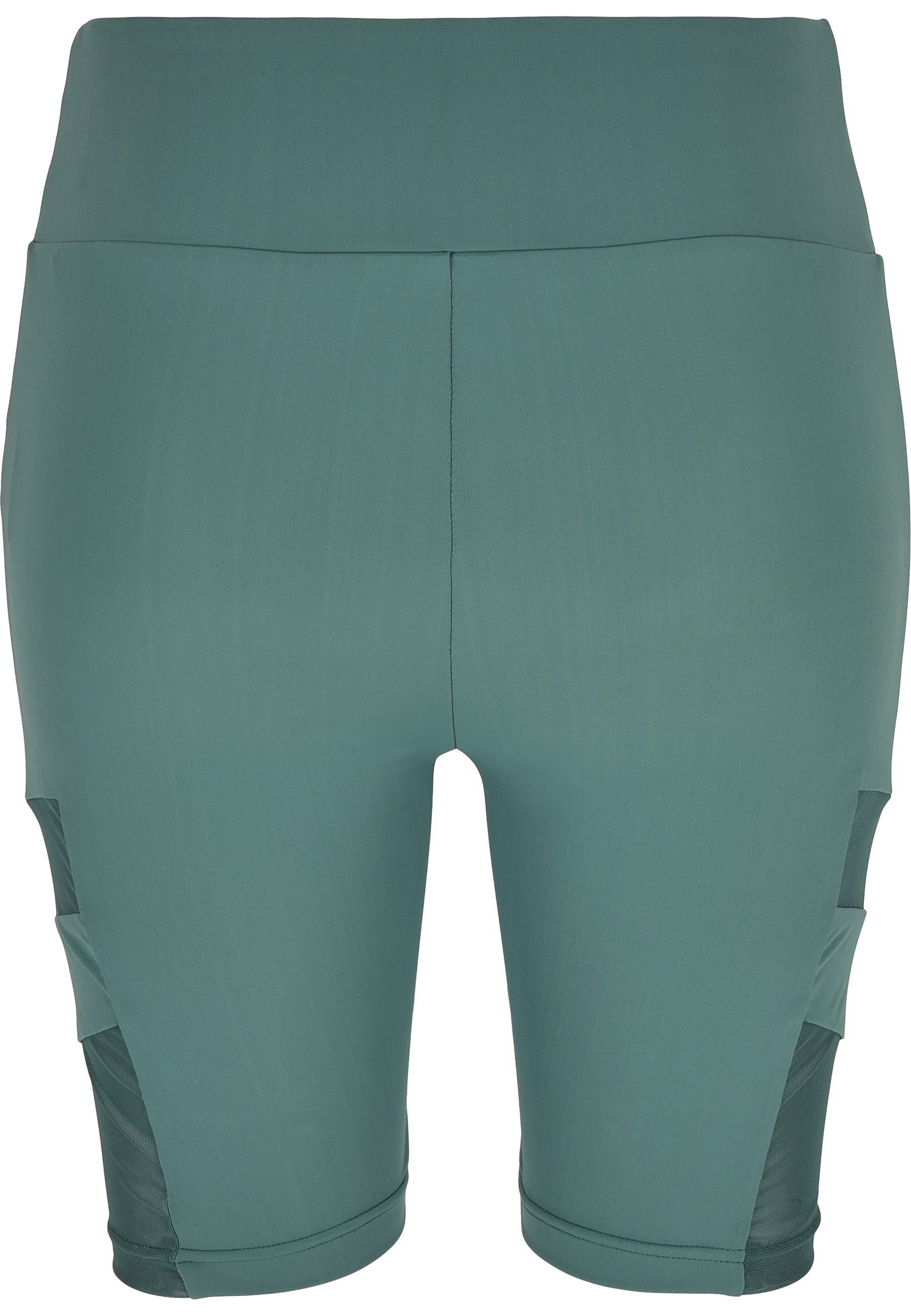 URBAN CLASSICS Stoffhose »Urban Classics Damen Ladies High Waist Tech Mesh Cycle Shorts«