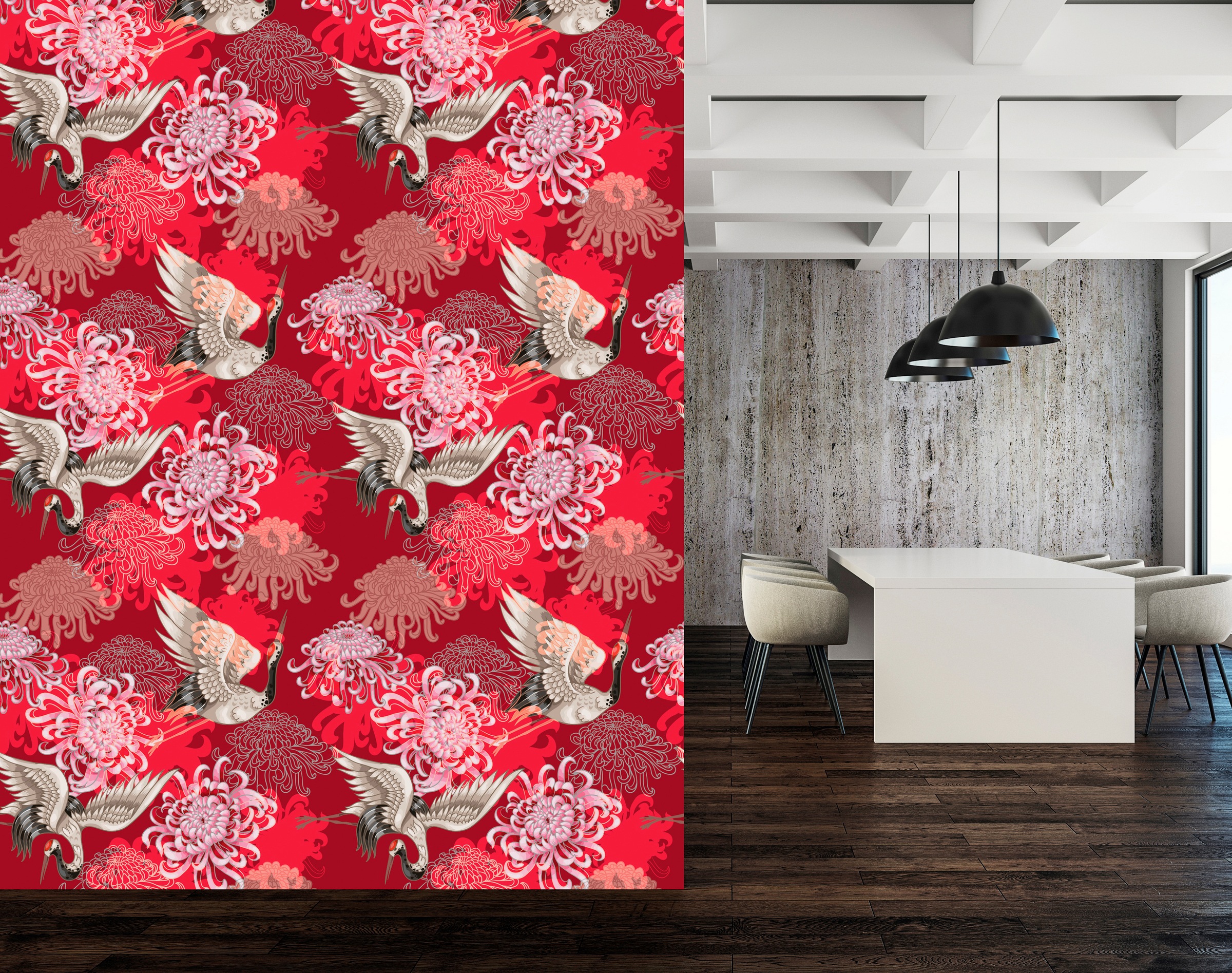 queence Vinyltapete »Hira«, bedruckt-Barock-Antikoptik-Kunst, 90x250cm, selbstklebend, kinderleichte Anbringung, Sticker