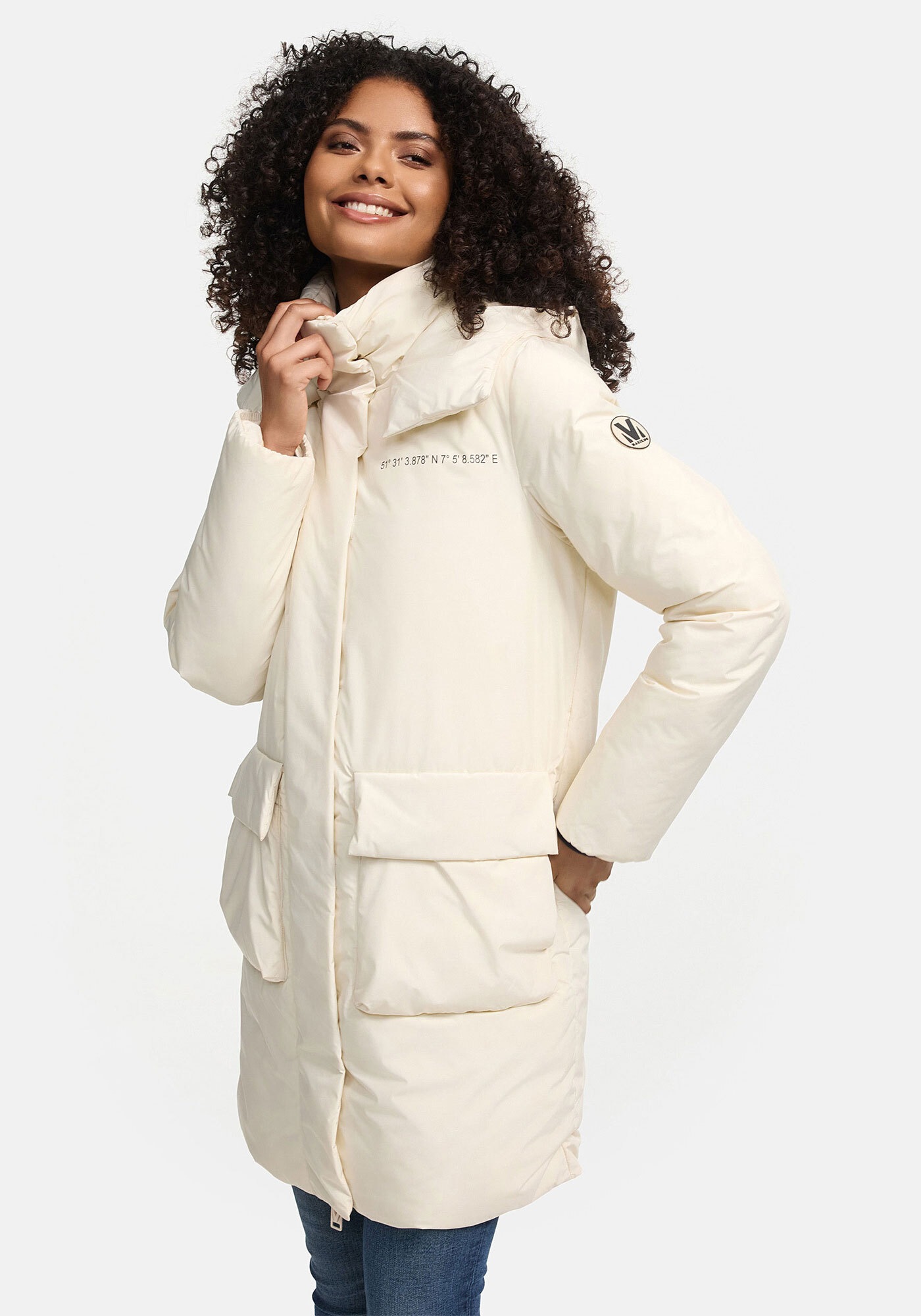 Marikoo Winterjacke "Nanami" mit großer Kapuze