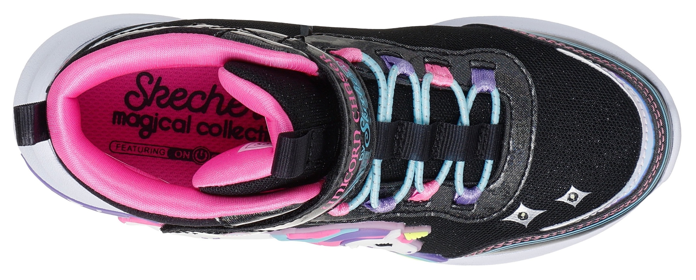 Skechers Sneaker »UNICORN CHASER«, Boots mit Einhorn, Größenschablone zum Download