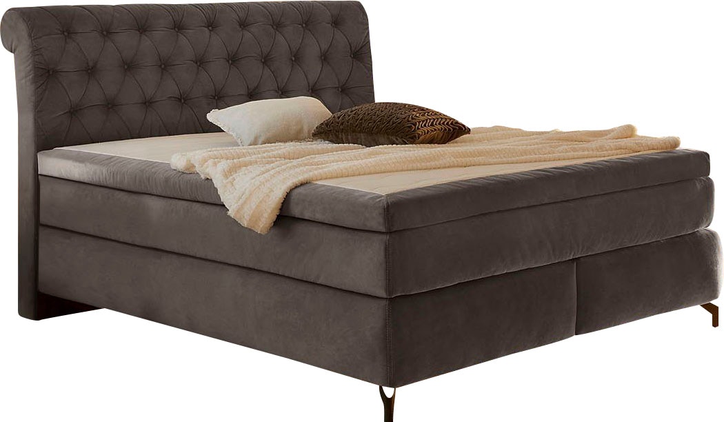 Jockenhöfer Gruppe Boxspringbett "Scarlett mit einer hochwertigen 7-Zonen-T günstig online kaufen