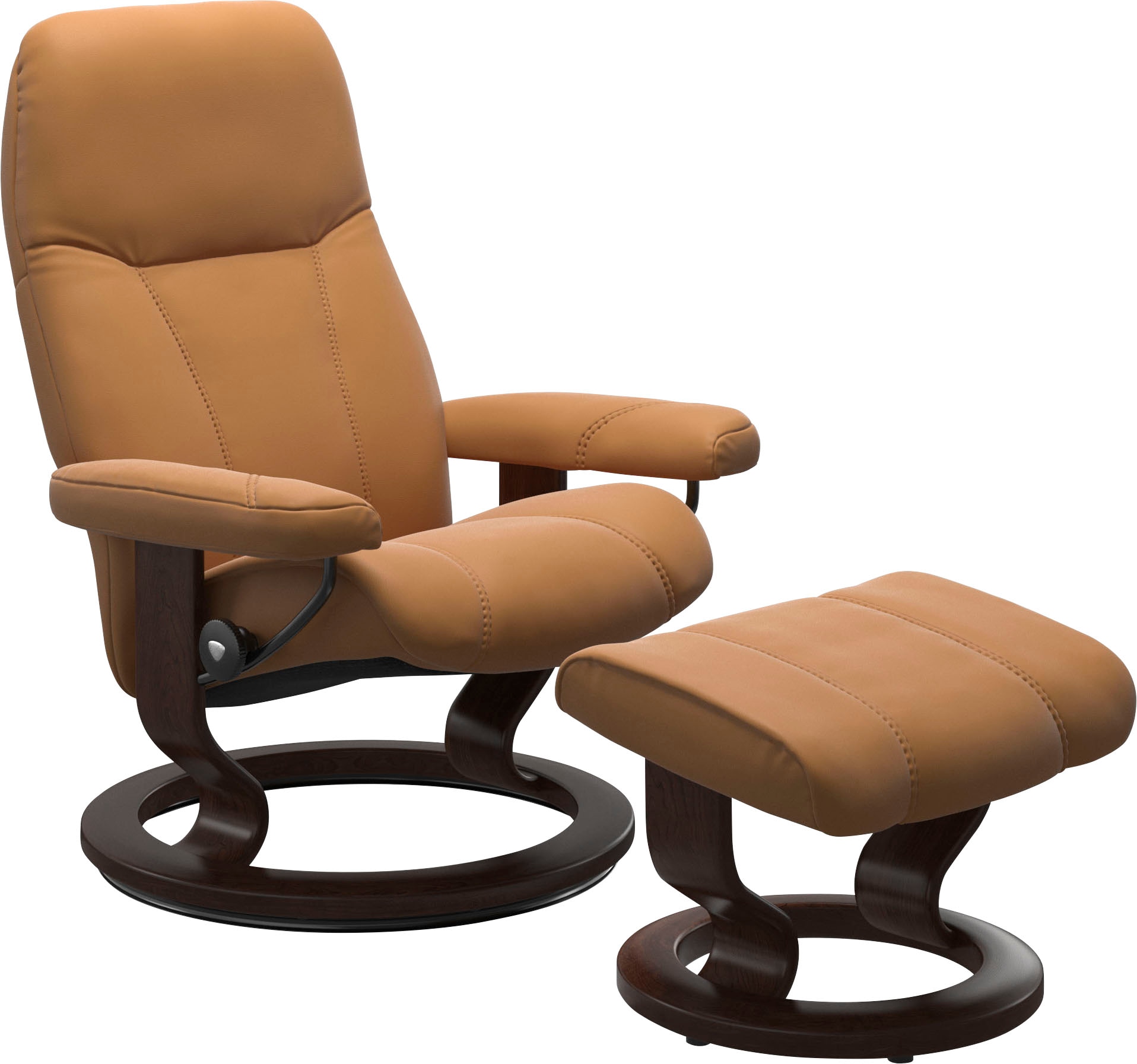 Stressless Fußhocker "Consul" mit Classic Base, Gestell Braun