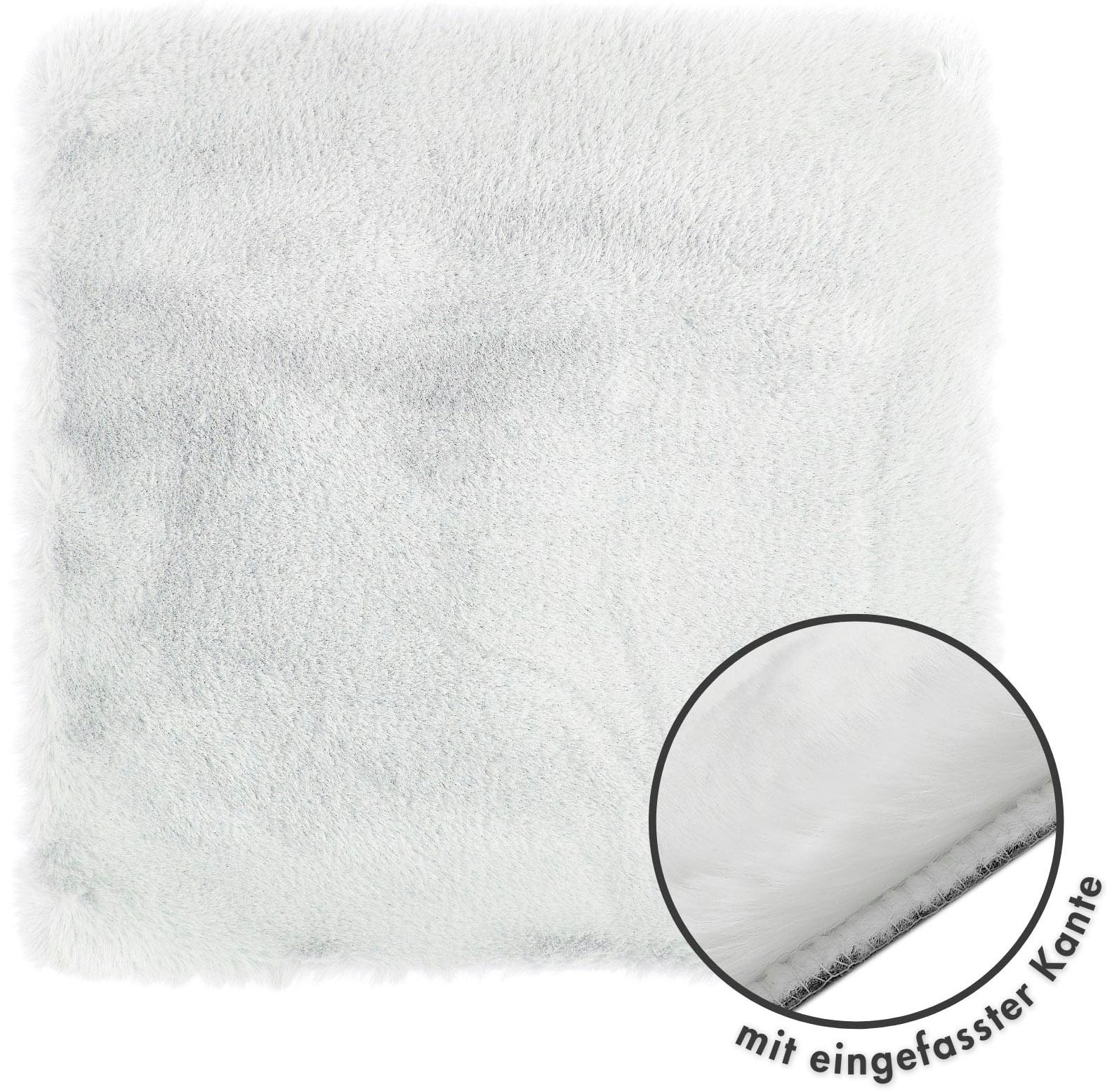 LUXOR living Stuhlkissen "Sitzauflage Novara" Kunstfell, rund oder eckig, s günstig online kaufen