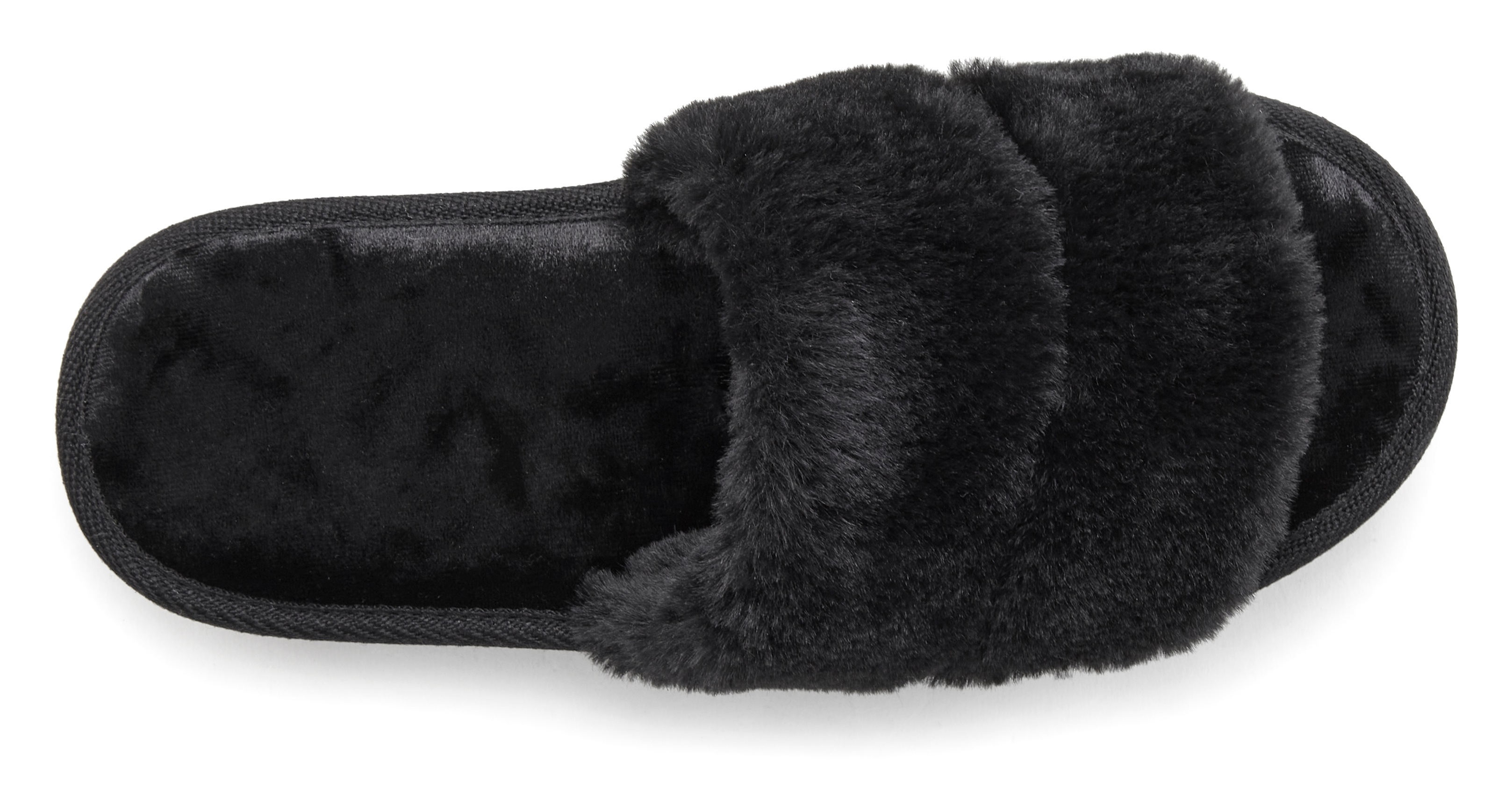 Thumbnail - Vivance "Pantolette, Plüsch Hausschuhe, Mule, offener Schuh," VEGAN