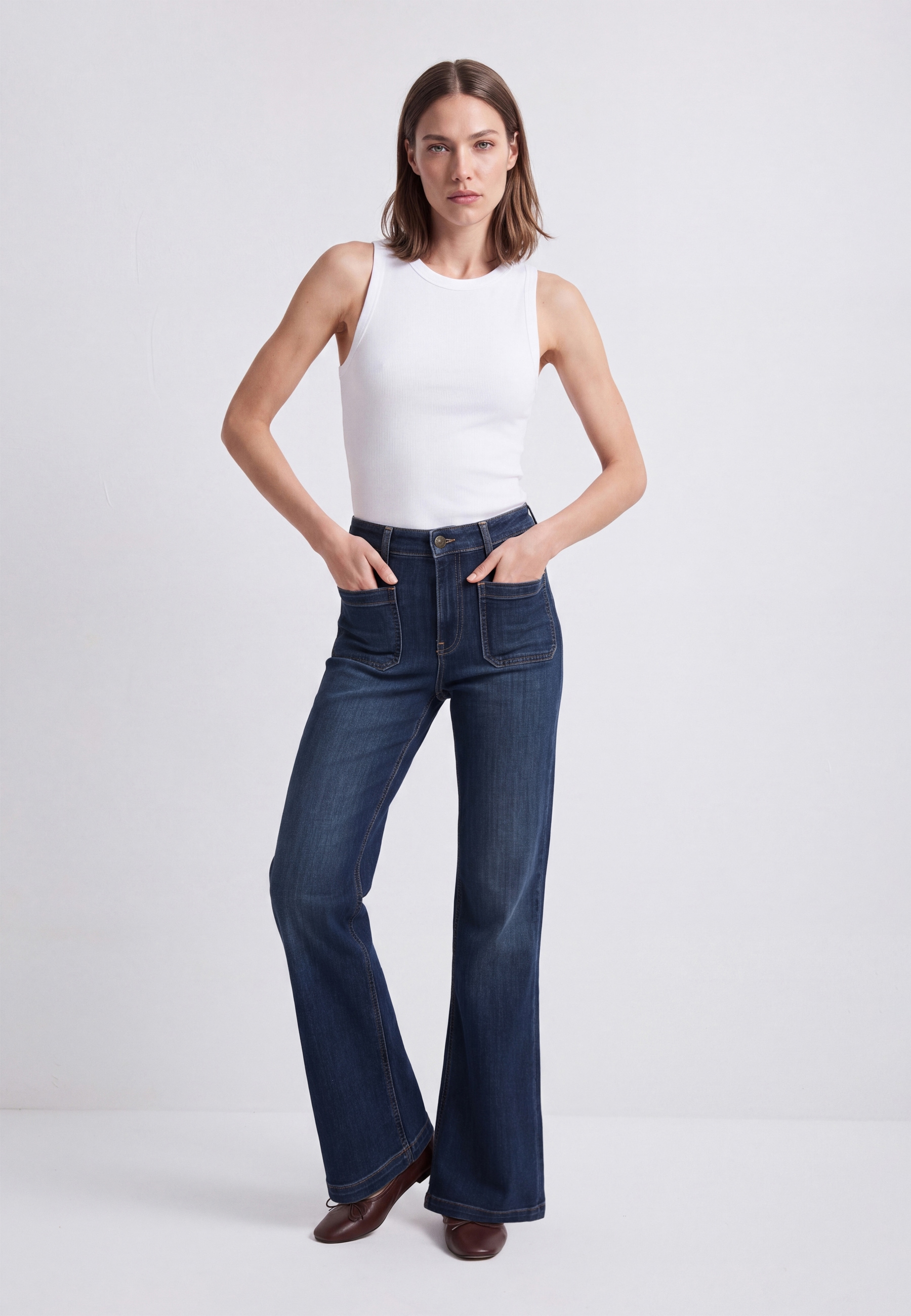 Mavi "MALIBU MARINE" Wide Leg Jeans