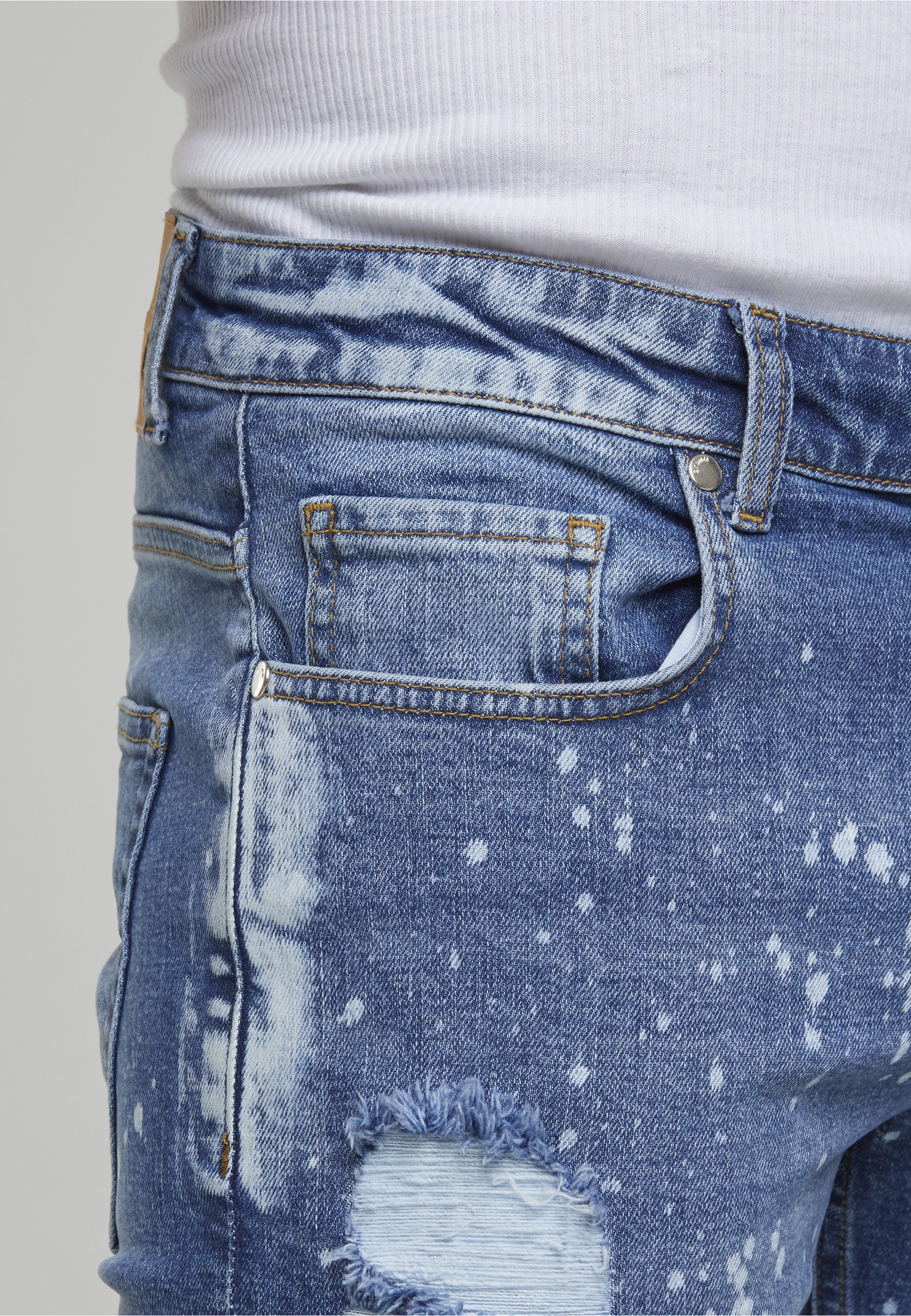2Y Premium Shorts »2Y Premium Sylva Ripped Slim Fit Shorts«