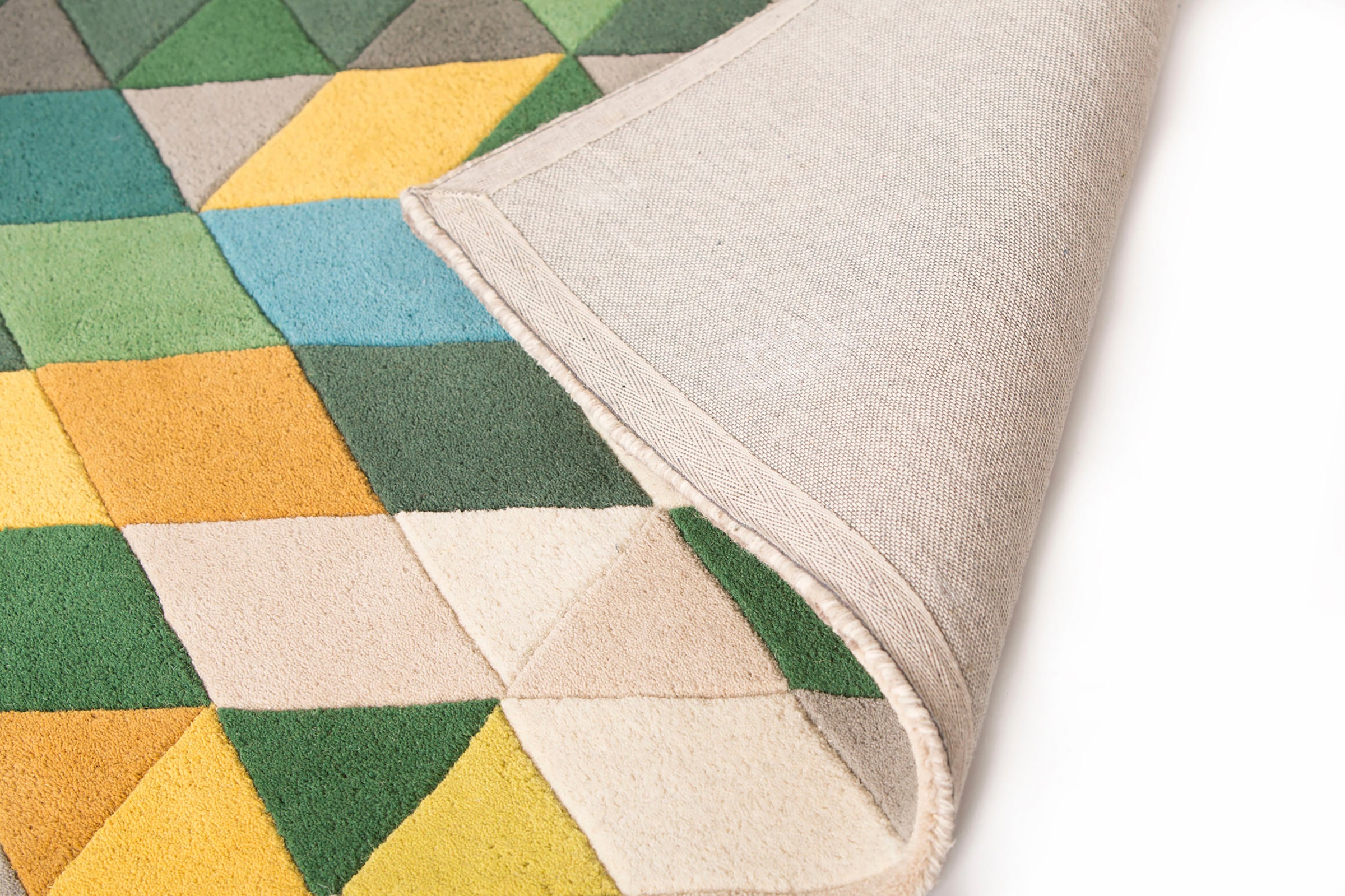 FLAIR RUGS Läufer »Prism«, rechteckig, 10 mm Höhe, mehrfarbig, geometrisches Muster, Hoch-Tief-Effekt, Läufer