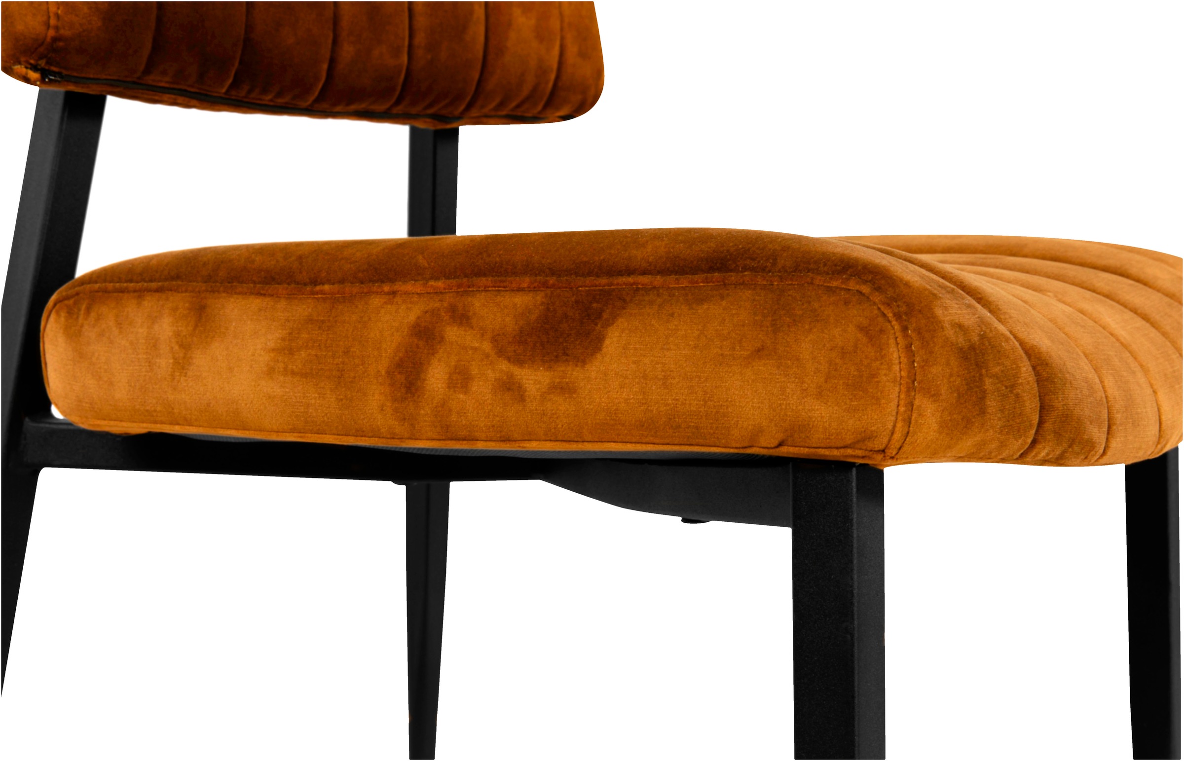 OMG Design Esszimmerstuhl »Ivan«, (Set), 1 St., Stoff, pflegeleichter Samtvelour Bezug, Küchenstuhl