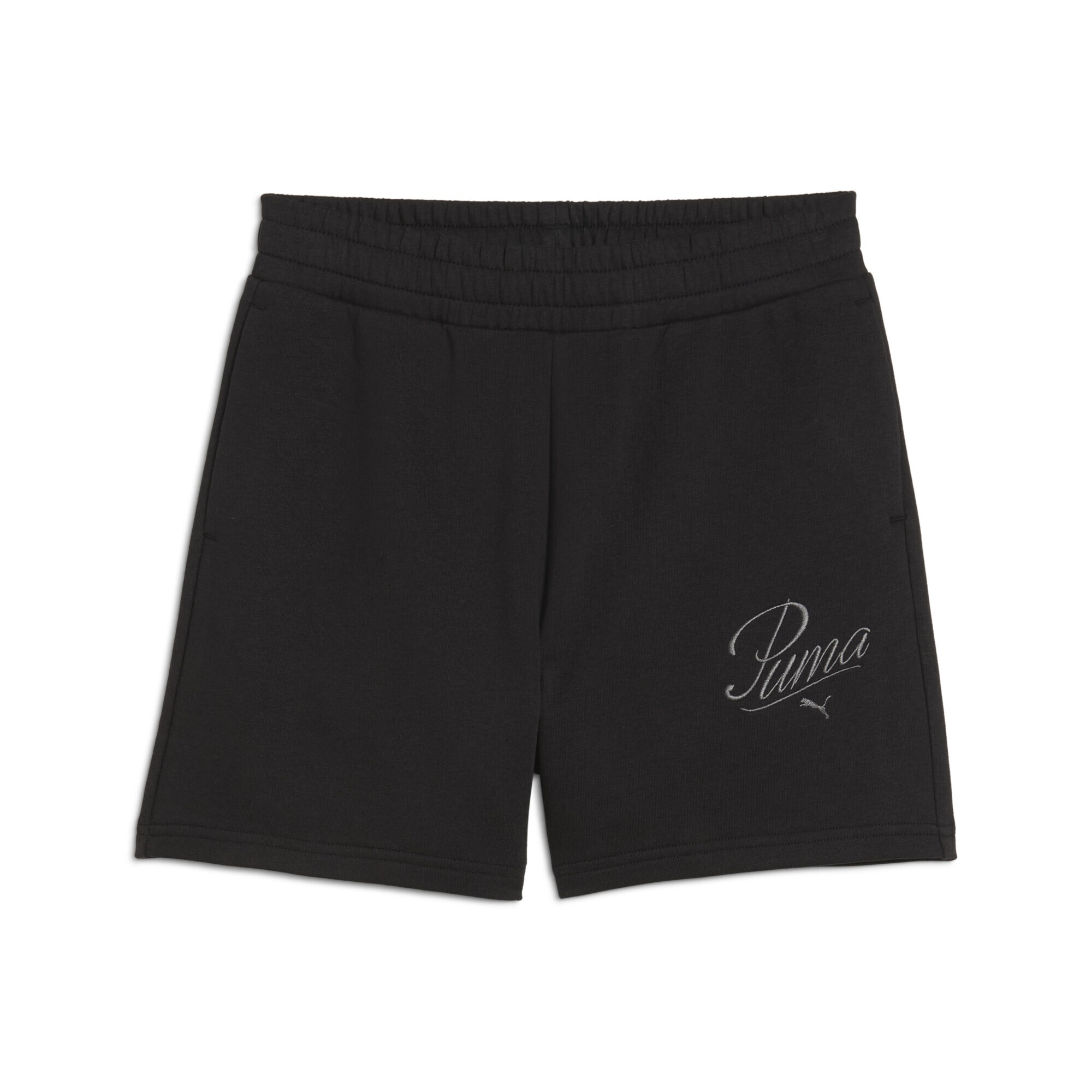 PUMA Sporthose "ESS SCRIPT 5" Hochgeschnittene Shorts Damen" günstig online kaufen