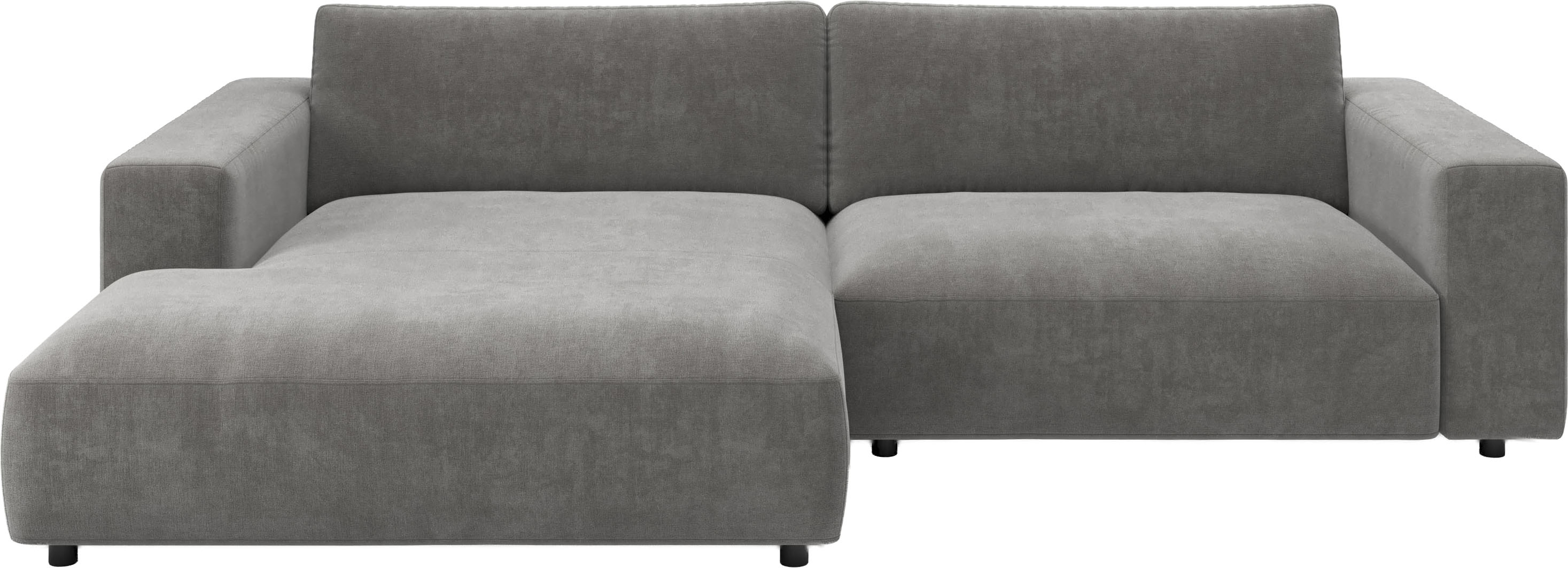 Musterring Ecksofa "MR LUCIA, Charakterstarker Lounge-Komfort von Musterring" XXL-Longchair, erstklassige Kammerkissen & zeitloser Look