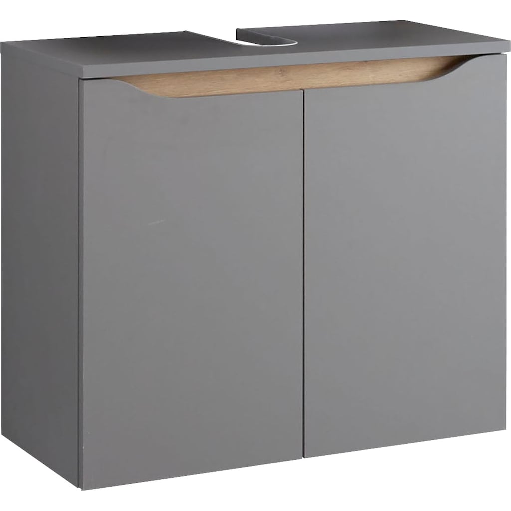 Saphir Waschbeckenunterschrank »Quickset Unterbeckenschrank, 60 cm breit, 2 Türen«