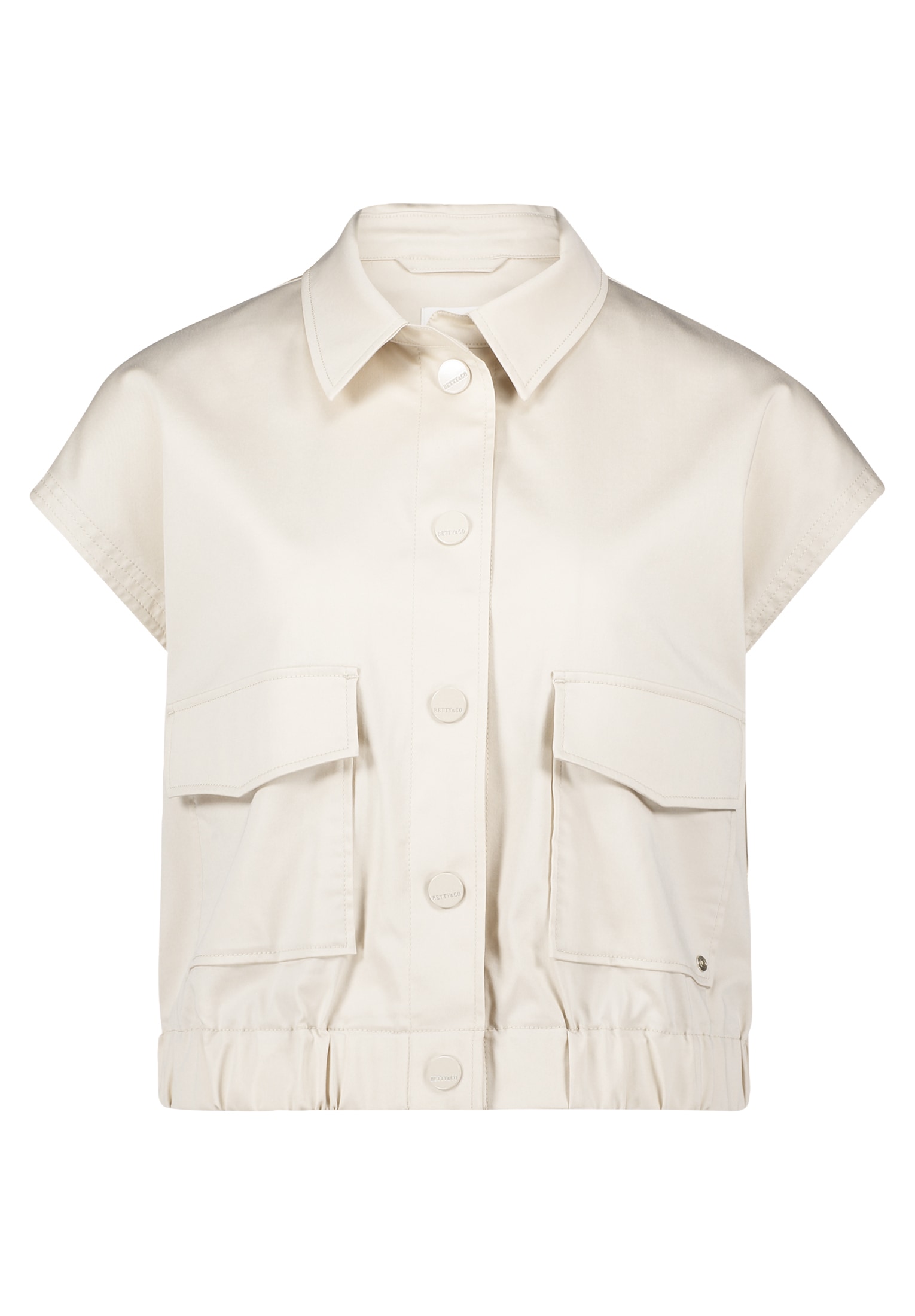 Betty&Co Kurzweste "Damen Sommerweste mit Kragen" Material günstig online kaufen