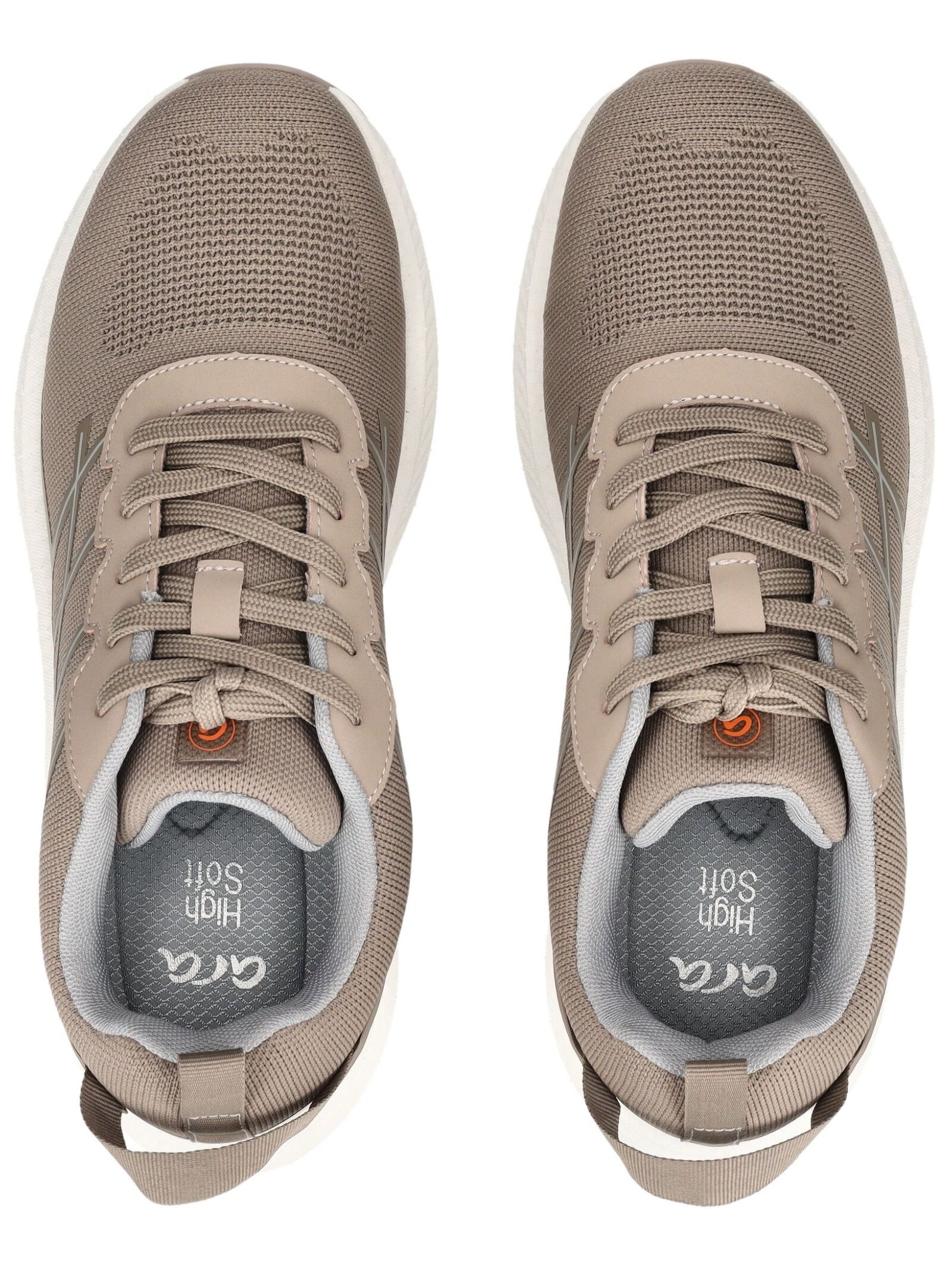 Ara Sneaker Textil Beige/Silver 44 6
