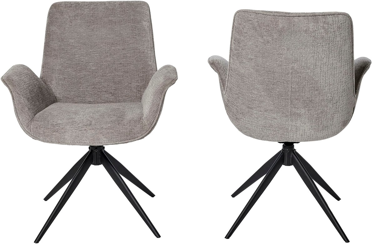 Jahnke Schalenstuhl "BAT TWIST DUO" () 2er Set, drehbar, gepolstert, mit Ar günstig online kaufen