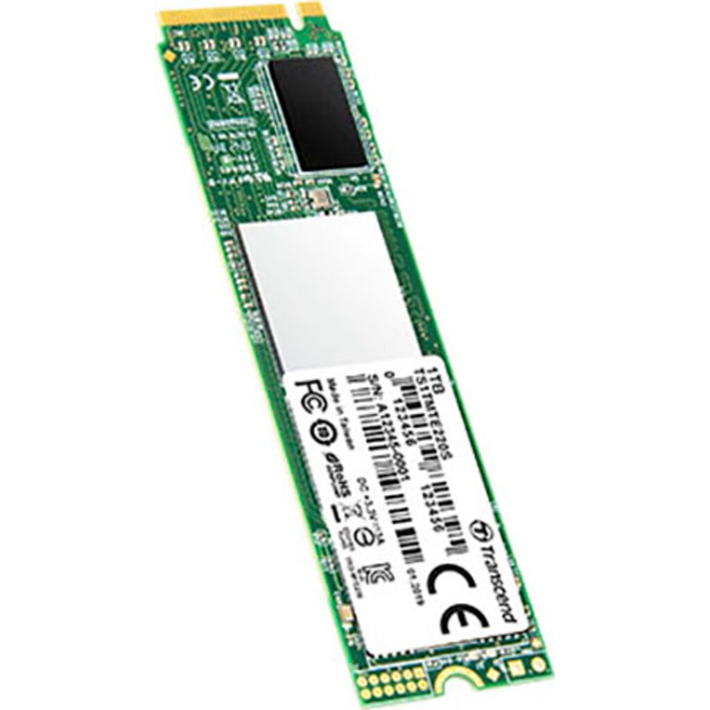 Transcend interne SSD »MTE220S PCIe SSD 256GB«, Anschluss M.2 (2880)