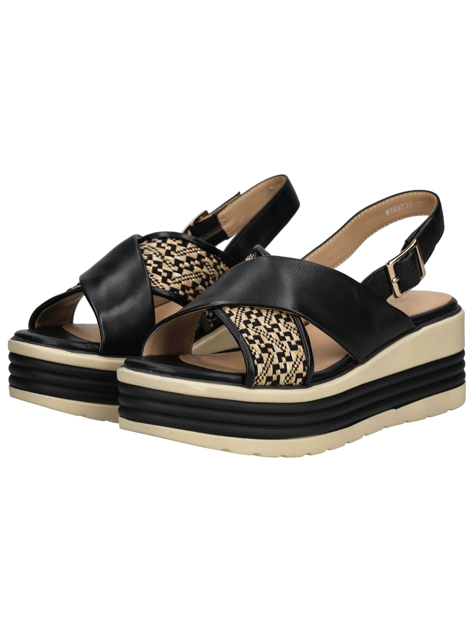 Regarde Le Ciel Keilsandalette »Regarde Le Ciel Sandalen Leder/Textil«