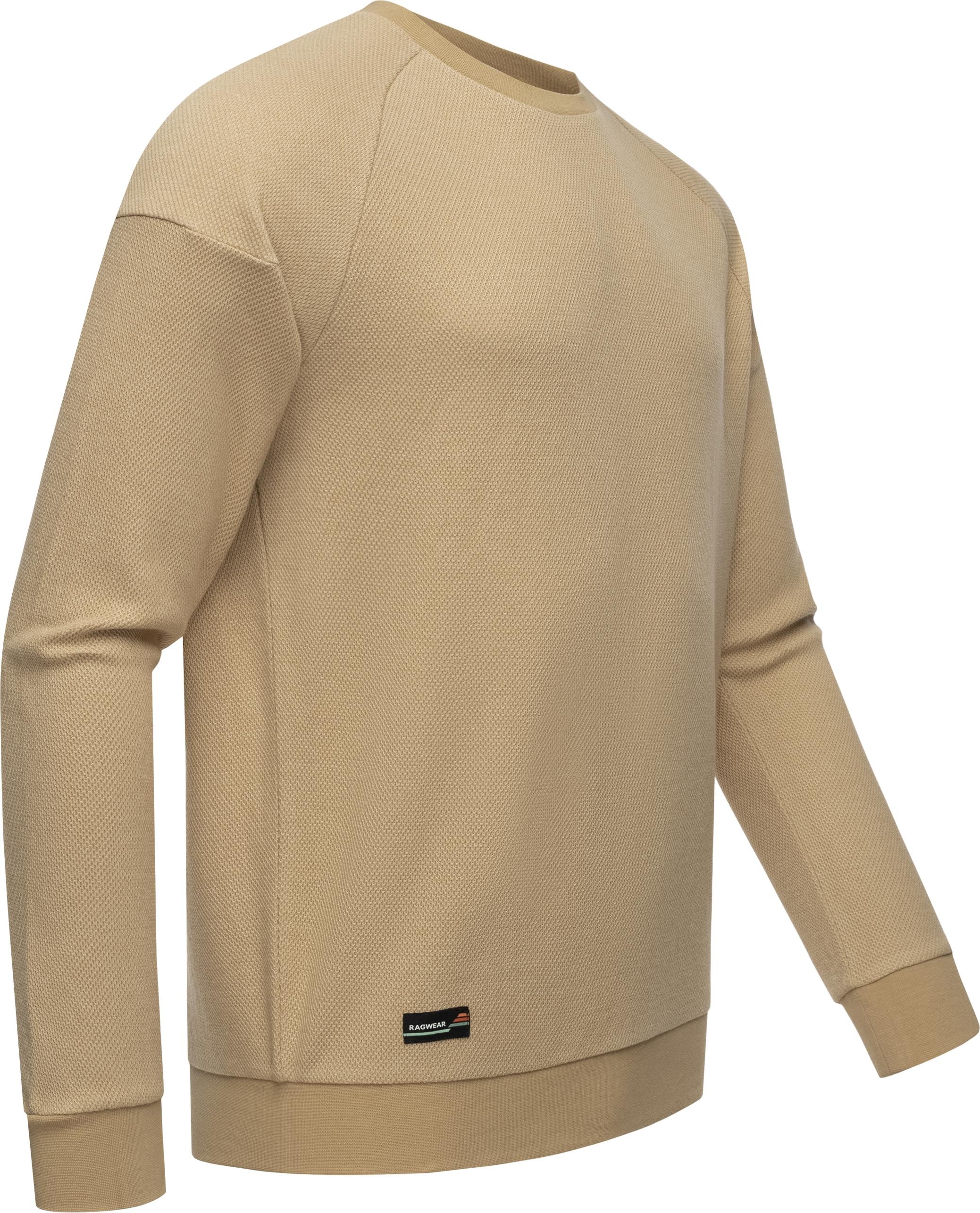 Ragwear Sweatshirt "Doren", Strukturierter Basic Herren Pullover günstig online kaufen