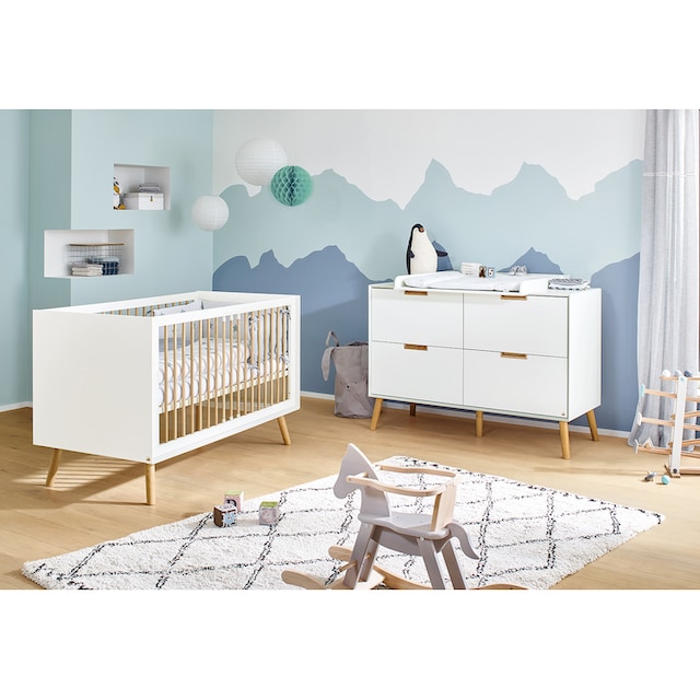 Pinolino® Babymöbel-Set »Edge«, (Spar-Set, 2 St., Kinderbett,  Wickelkommode), mit Kinderbett und Wickelkommode; Made in Europe kaufen |  BAUR