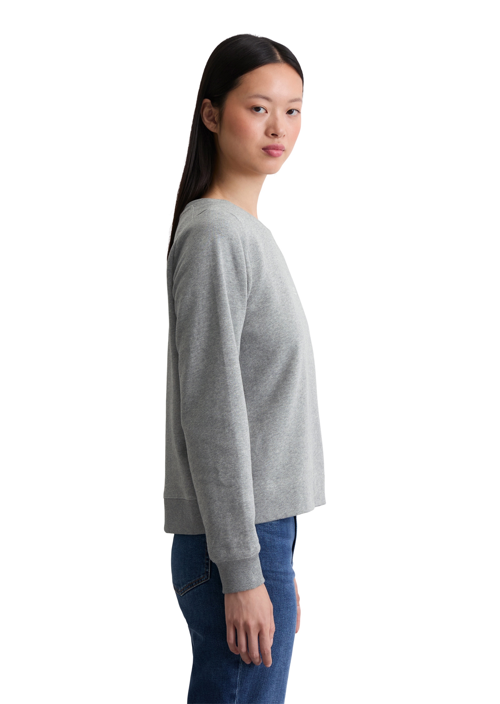 Marc O'Polo Sweatshirt »mit gepeachter Oberfläche«