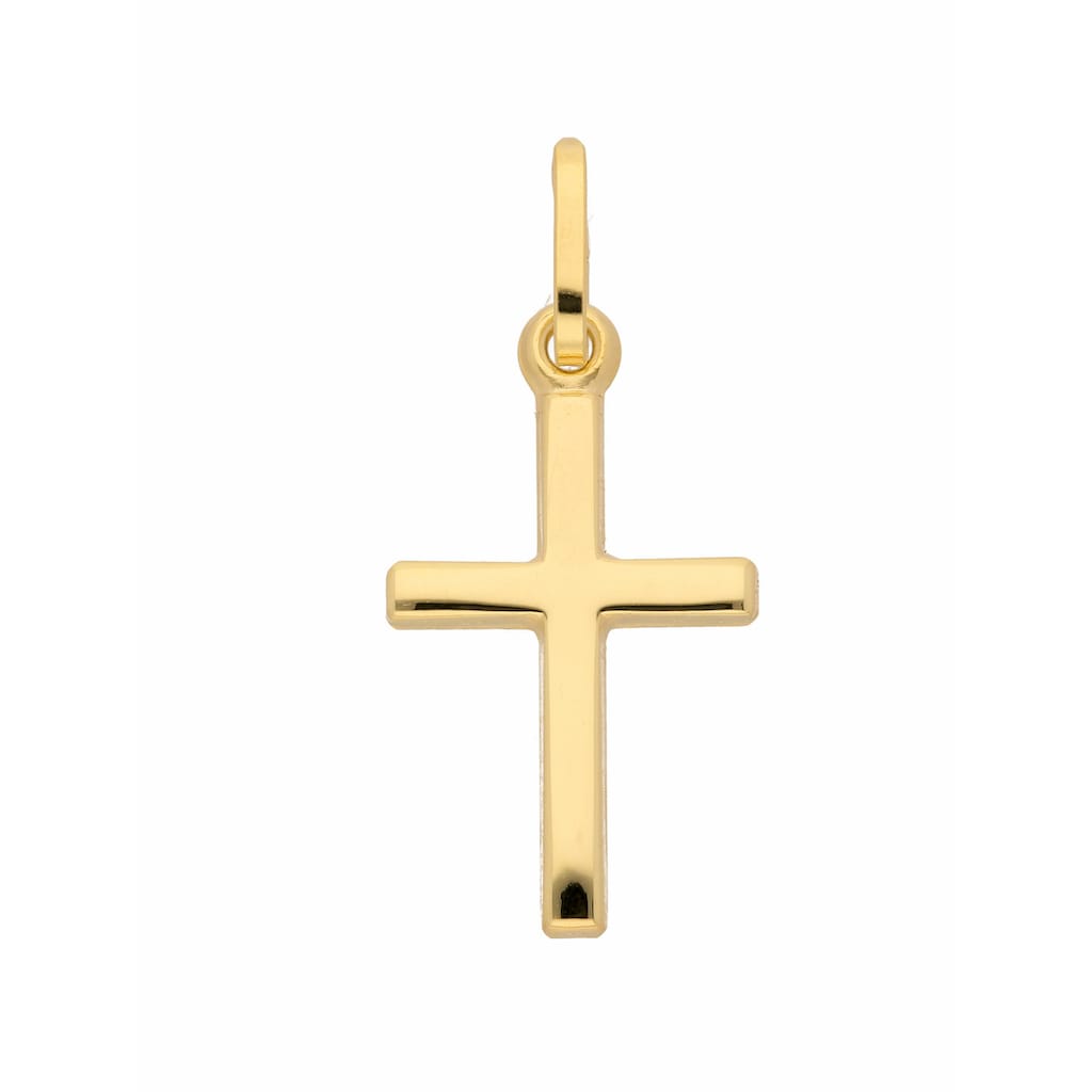 Adelia´s Kettenanhänger »585 Gold Kreuz Anhänger«