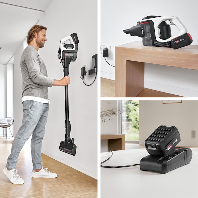 BOSCH Akku-Stielstaubsauger »BSS825ALL Unlimited Serie 8 Gen2«, 45 Min.  Laufzeit, inkl. umfangreichen Zubehör, Schnelladegerät online bestellen |  BAUR