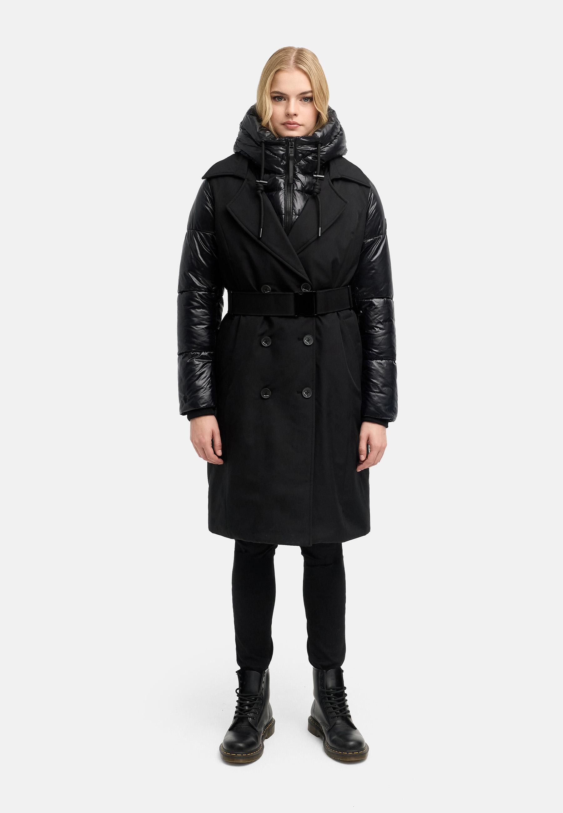 Navahoo Trenchcoat »City-Glow 14« Klassischer Mantel mit herausnehmbarem Stepp-Inlay
