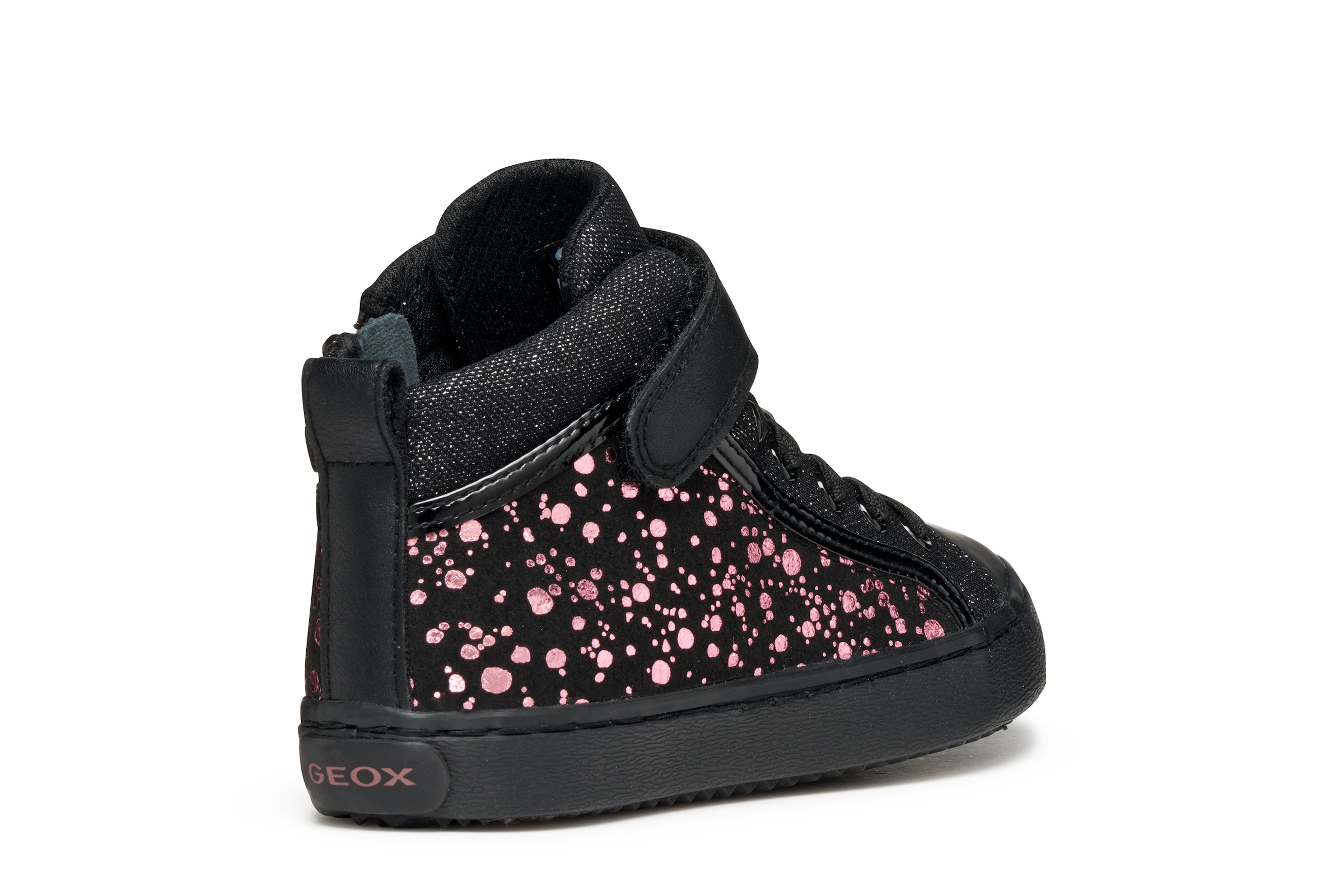 Geox Sneaker »J KALISPERA GIRL«, Schnürboots, Glitzerschuh mit Gummizug