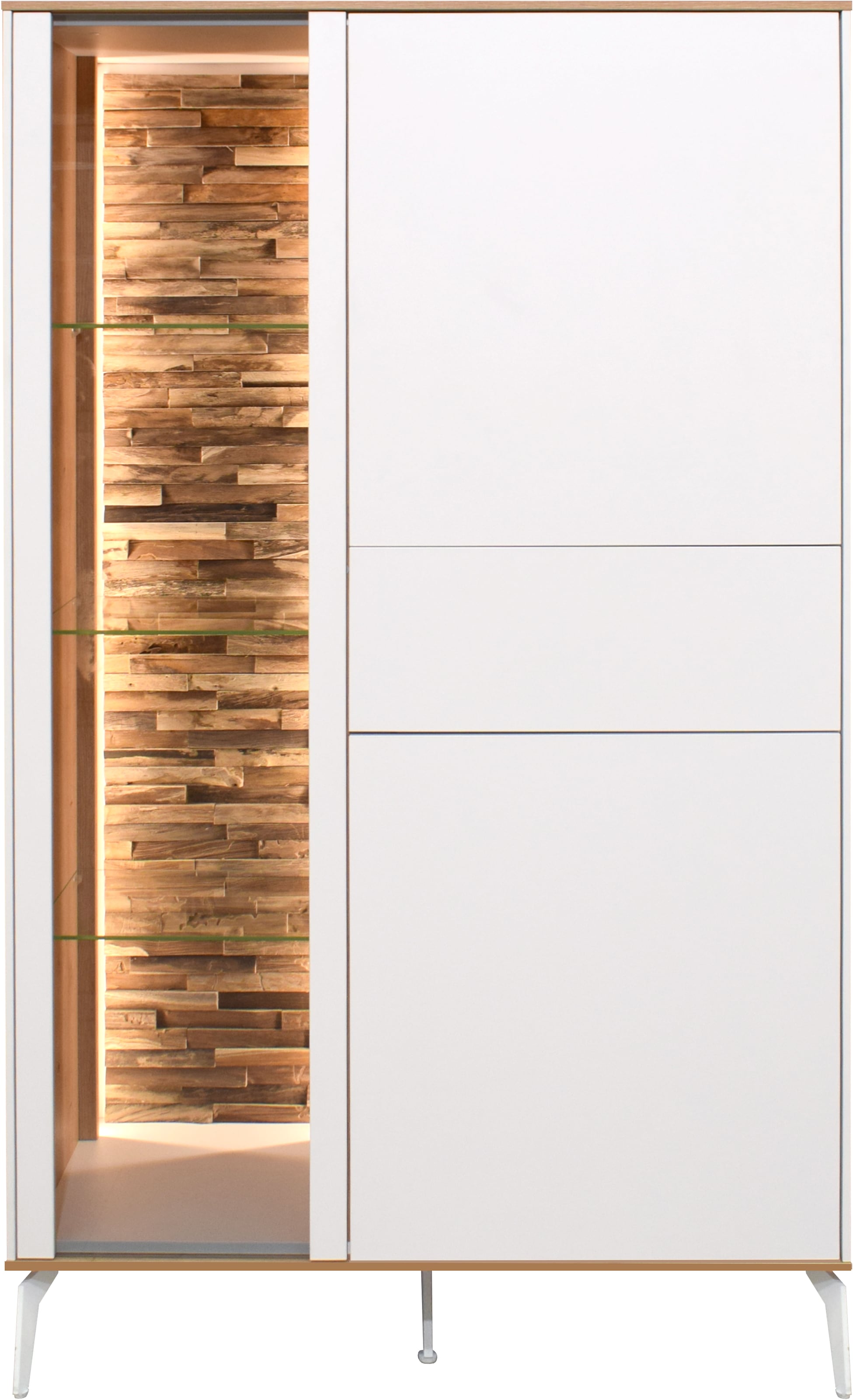 Mäusbacher Highboard Faro Highboard B 101 cm, inkl. Beleuchtung, Push to op günstig online kaufen
