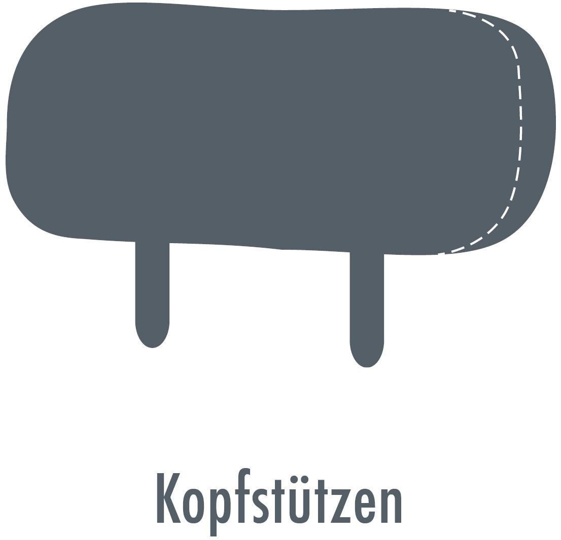 Die PlanBar Ecksofa »MP-IN23147 L-Form«, (2 St.), Kaltschaumpolsterung, softer Sitz & verstellbare Kopfstützen
