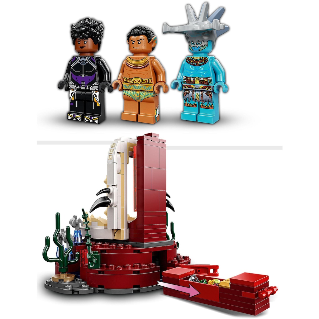 LEGO® Konstruktionsspielsteine »König Namors Thronsaal (76213), LEGO® Marvel«, (355 St.), Made in Europe