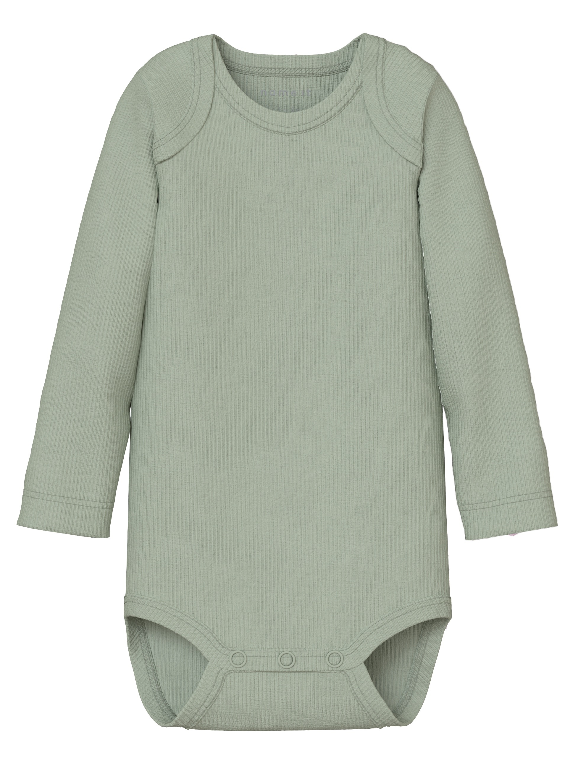 Thumbnail - Name It Langarmbody "NBNBODY für Mädchen und Jungen mit Rippstruktur und Komfort" Packung, 5 Stk. unifarben, casual, reg...