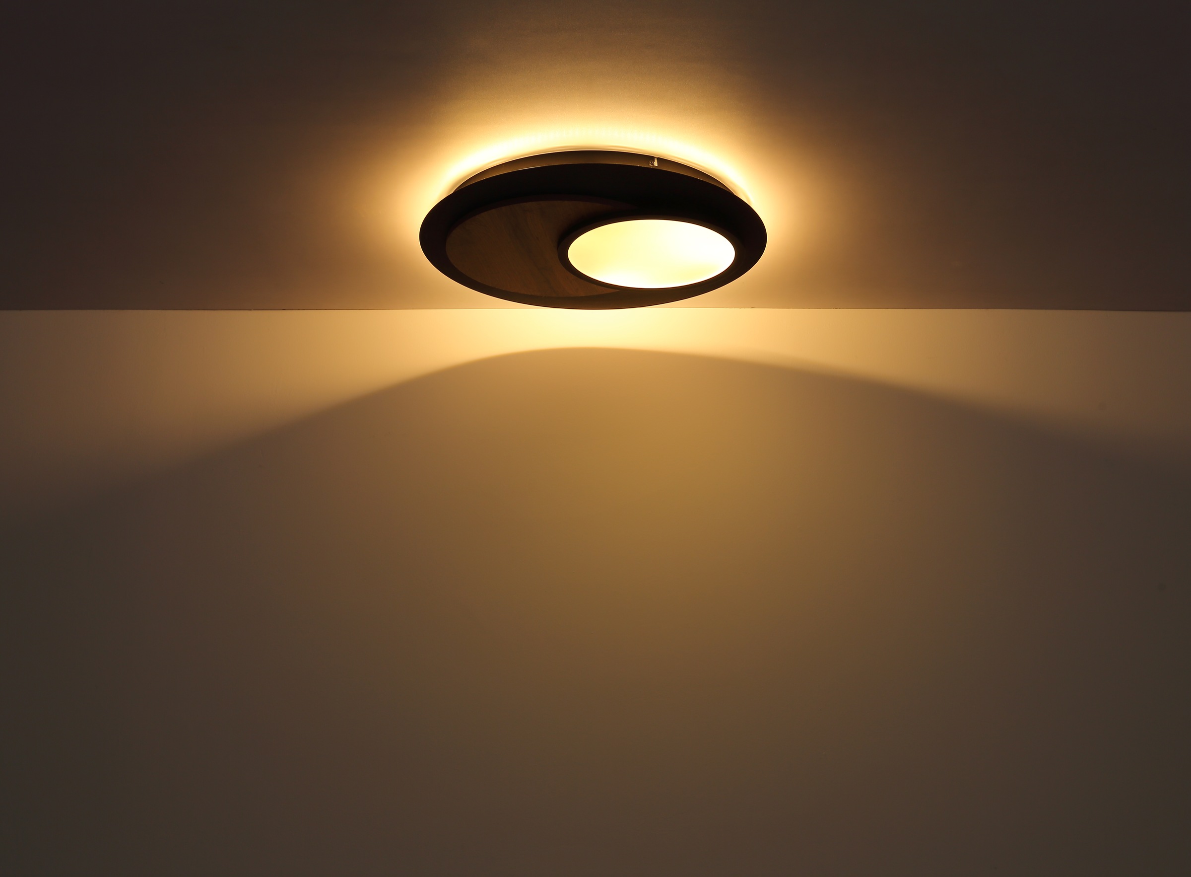 GLOBO LIGHTING Deckenleuchte »KORY« LED-Modul 1 Stk. Warmweiß Deckenlampe Wohnzimmer-Leuchte Schlafzimmer-Leuchte Flur Küche