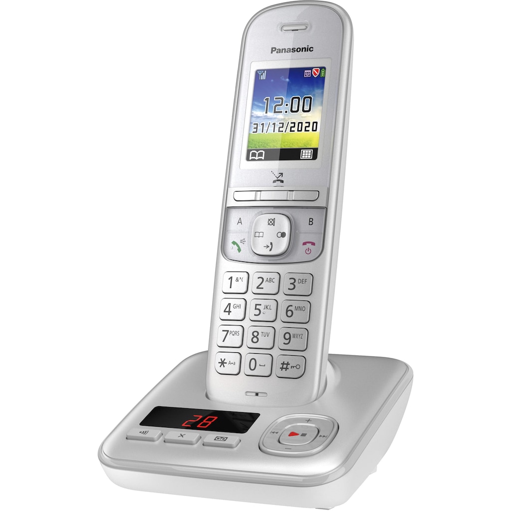 Panasonic Schnurloses DECT-Telefon »KX-TGH722 Duo«, (Mobilteile: 2)
