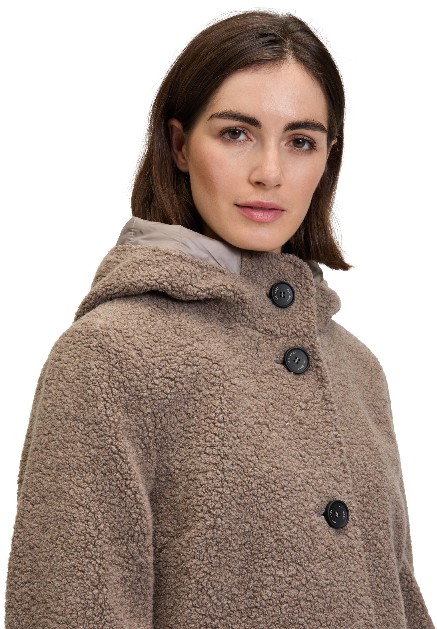 Gil Bret Wolljacke »Gil Bret Damen Wolljacke mit Kapuze«, mit Kapuze