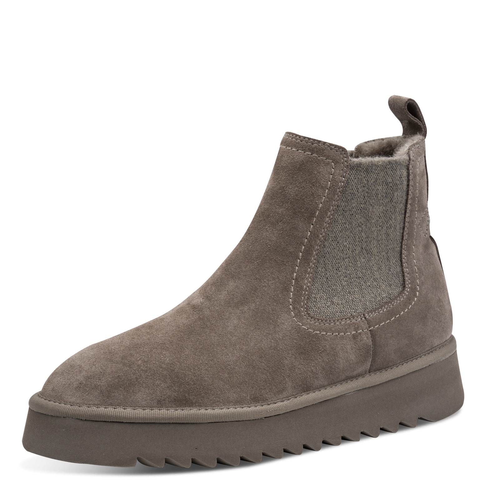 Tamaris Schlupfboots für Damen, Winterstiefelette mit Stretcheinsatz