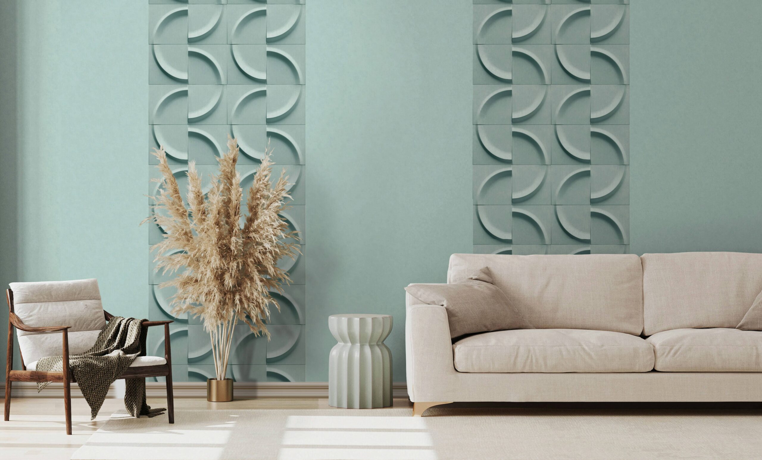 Marburg Vliestapete "Fantasy Feathers" 3D-Optik moderne Tapete für Wohnzimmer Schlafzimmer Küche