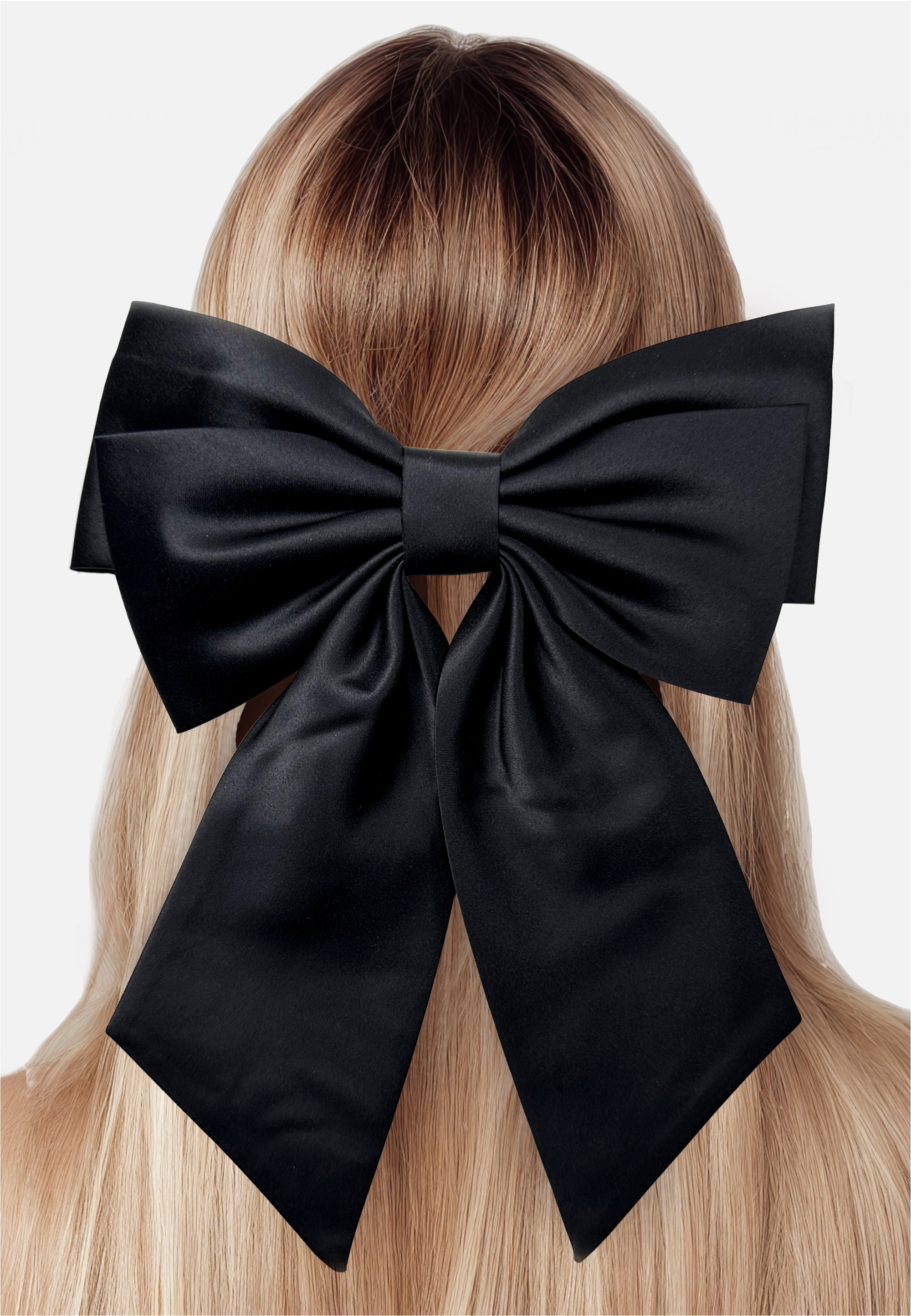 FILIPPA FIRENZE Schmuckset »Big Bow«, mit großer Doppel-Schleife aus schwarzem Satin