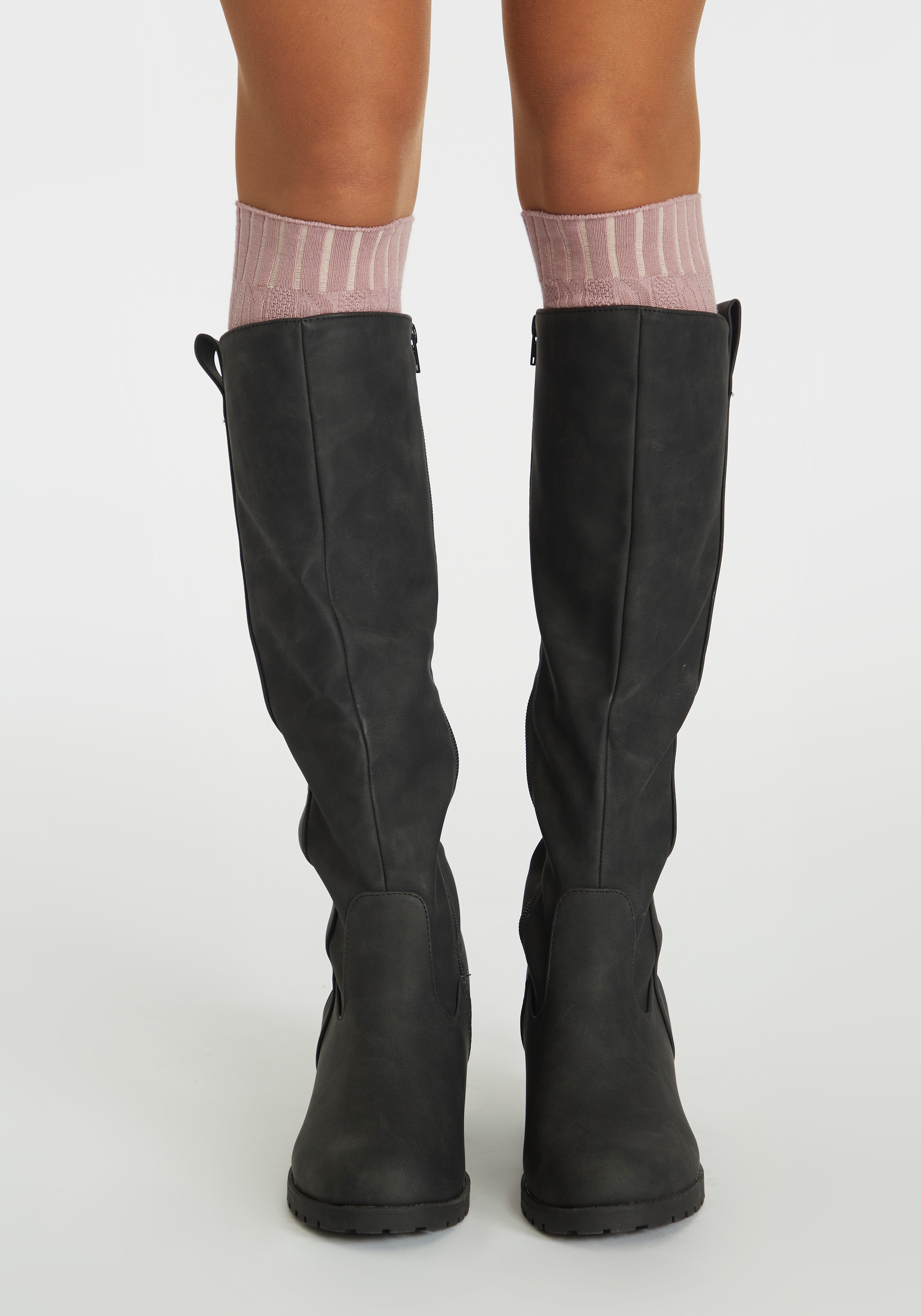 Thumbnail - Lavana Stulpensocken Packung, 3 Stk. tlg. für Stiefel und Boots