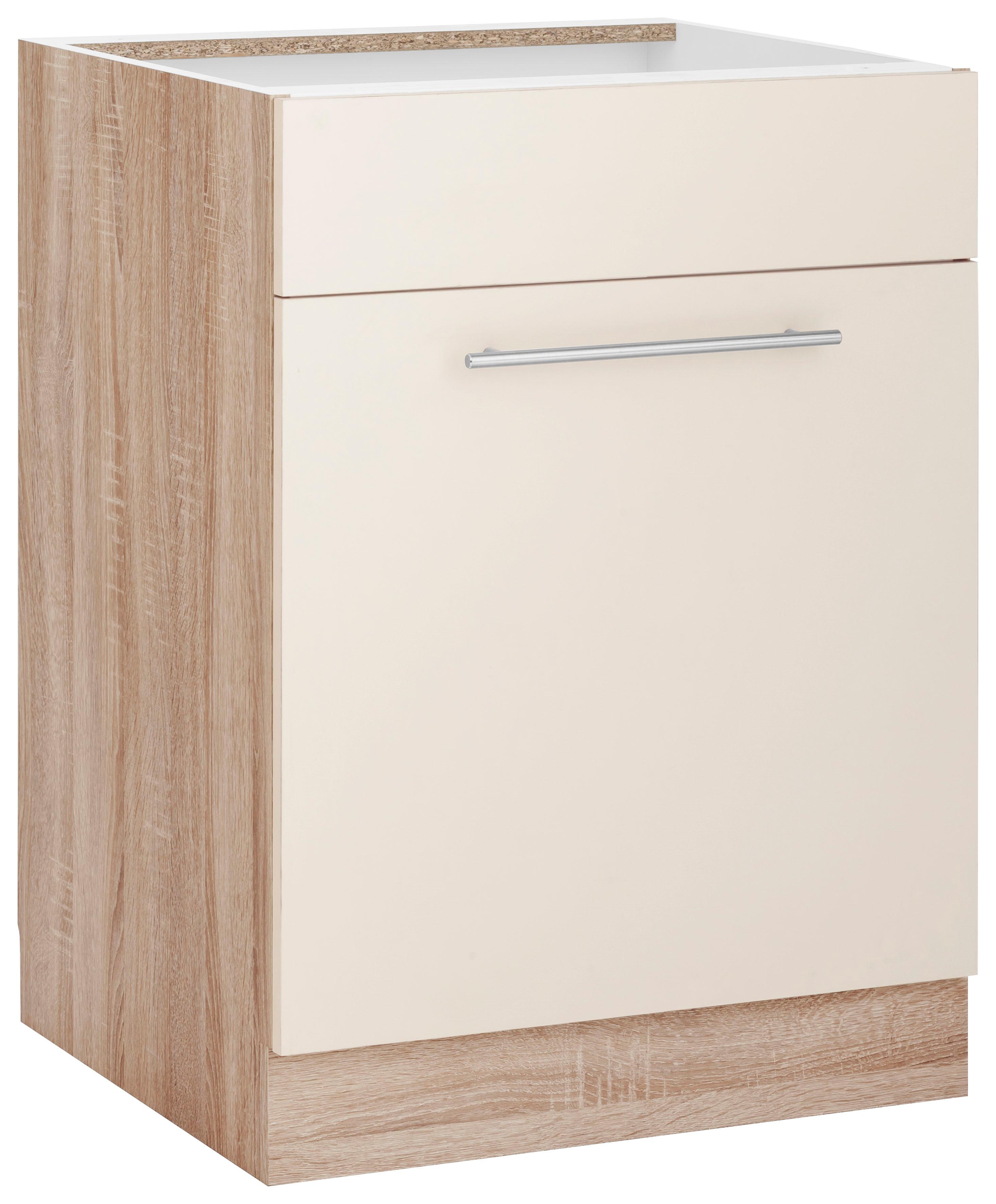 wiho Küchen Spülenschrank "Flexi2, Breite: 60 cm, Soft-Close bei der Tür" oben feste Blende