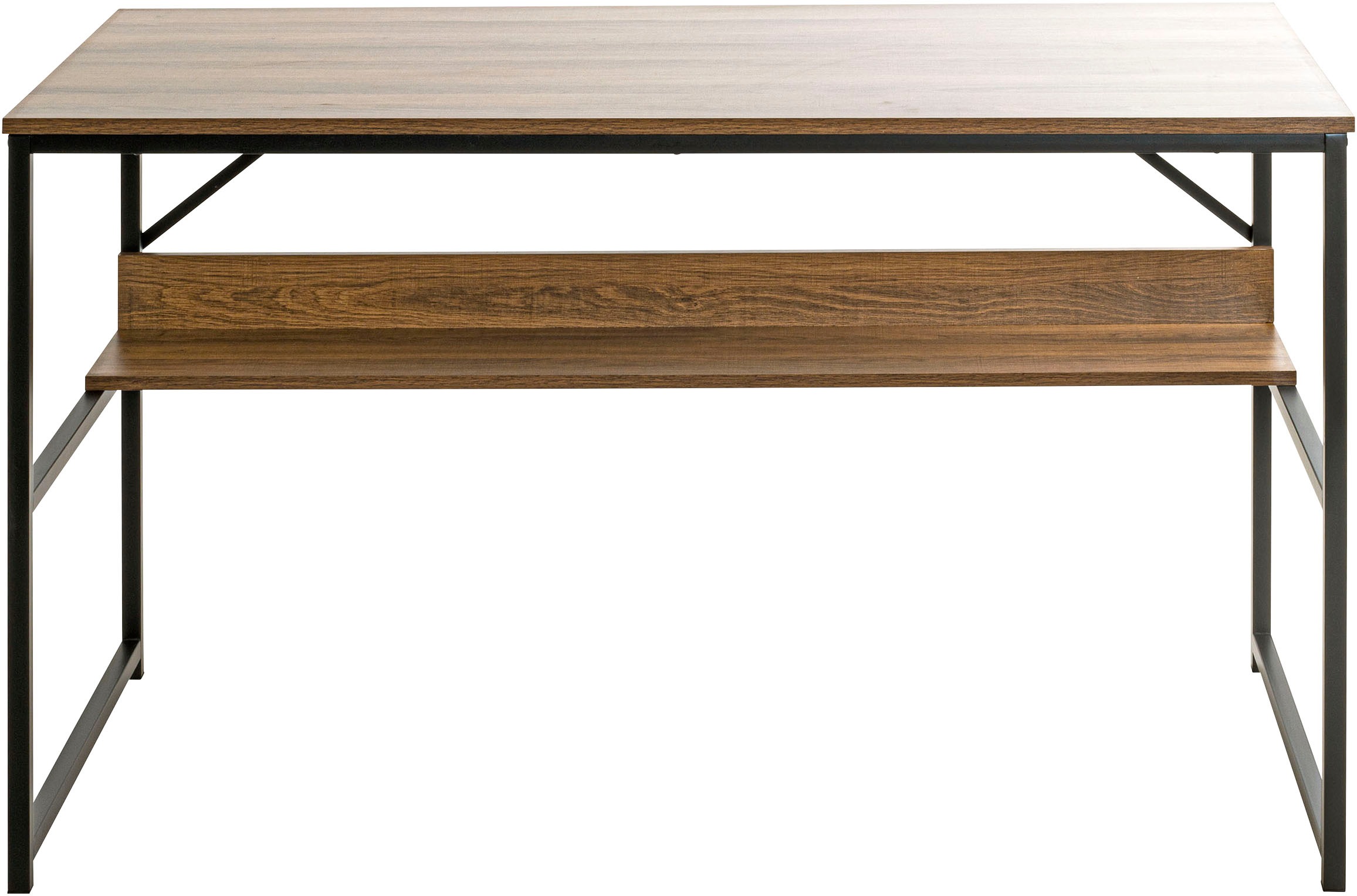 HAKU Schreibtisch »Arbeitstisch, Bürotisch« 1 Stk. tlg. rechteckig - aus Holzwerkstoff Braun B/T/H 120/60/74 cm