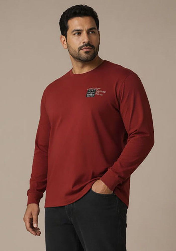 Mans World Plus "auch in Grosse Größen bis Gr. 7XL" Regular Fit, mit langem Arm, bedruckt, für Casualmode