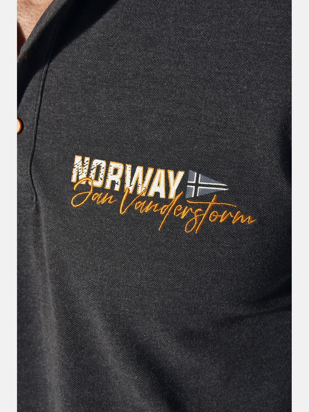 Jan Vanderstorm Poloshirt »Poloshirt JAKOV«, (1 tlg.)