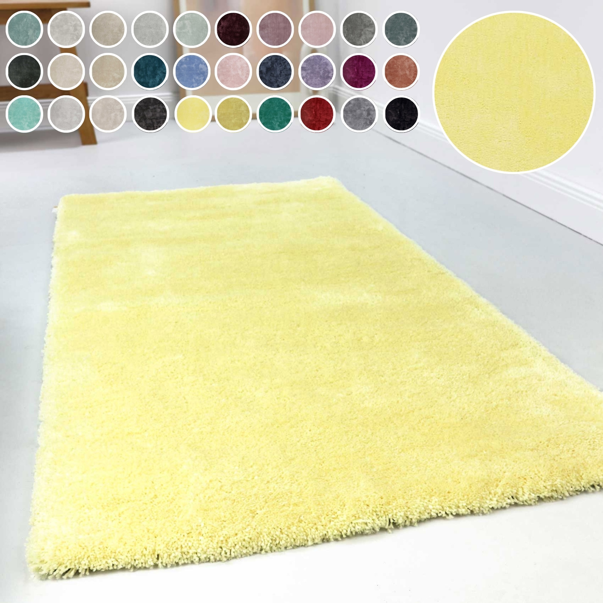 Esprit Hochflor-Teppich »Relaxx ESP-4150«, rechteckig, 25 mm Höhe, Wohnzimmer, sehr große Farbauswahl, weicher dichter Hochflor