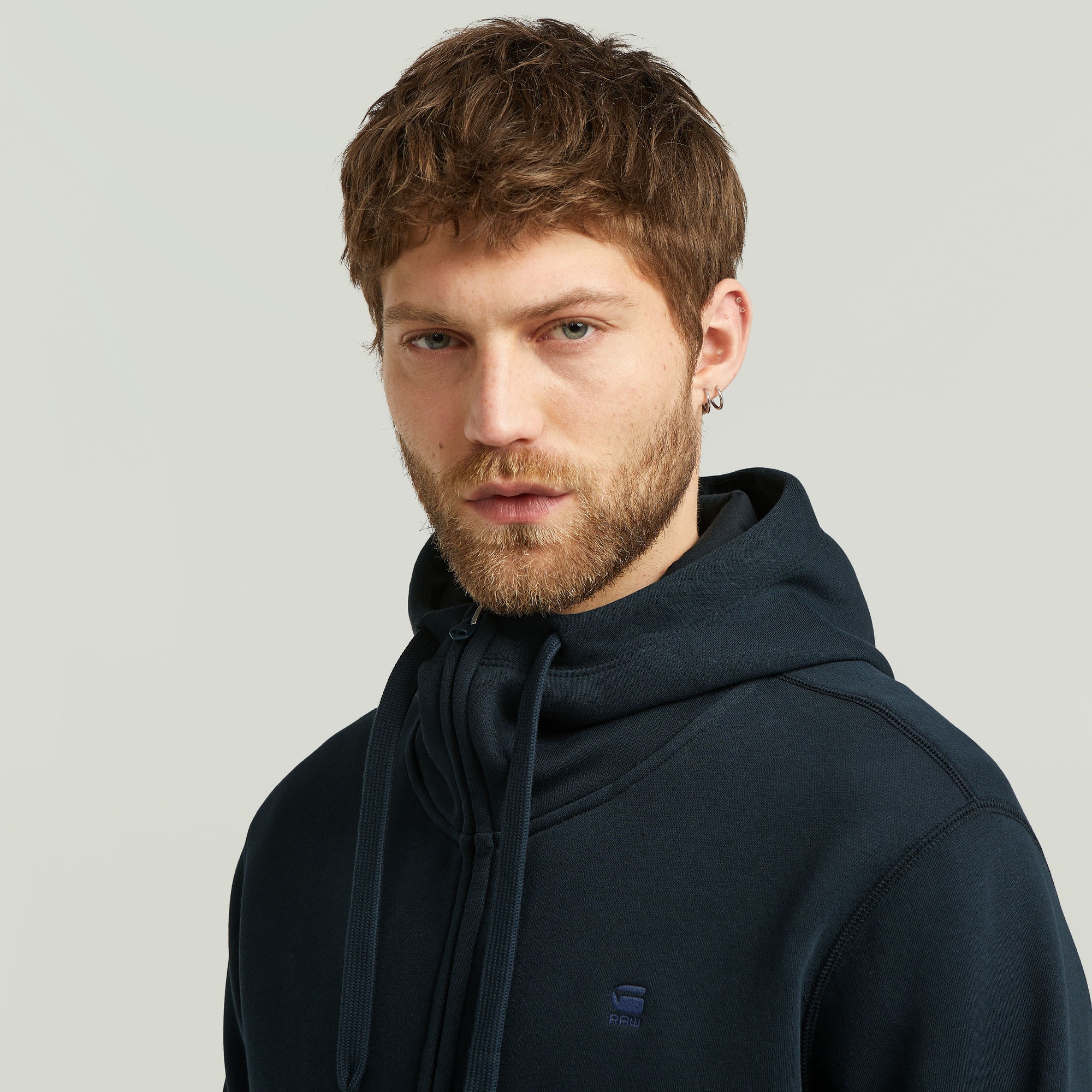 G-STAR Kapuzensweatjacke »Premium Basic Hooded Zip Sweater«